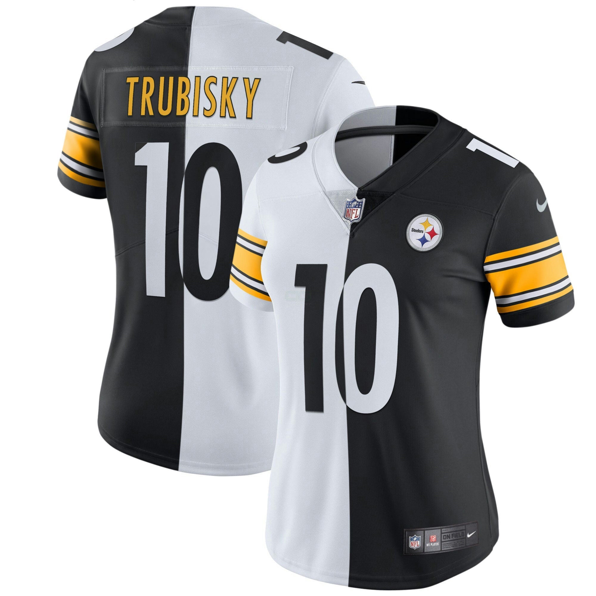 Camisa NFL Women’s Branca Dourada & Preta Dourada