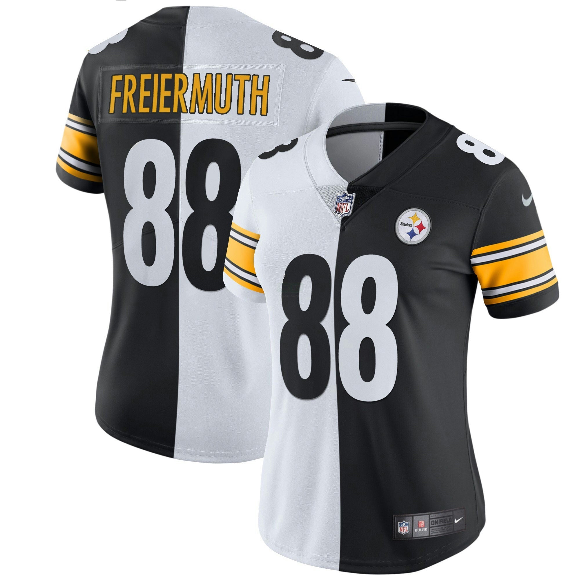 Camisa NFL Women’s Branca Dourada & Preta Dourada