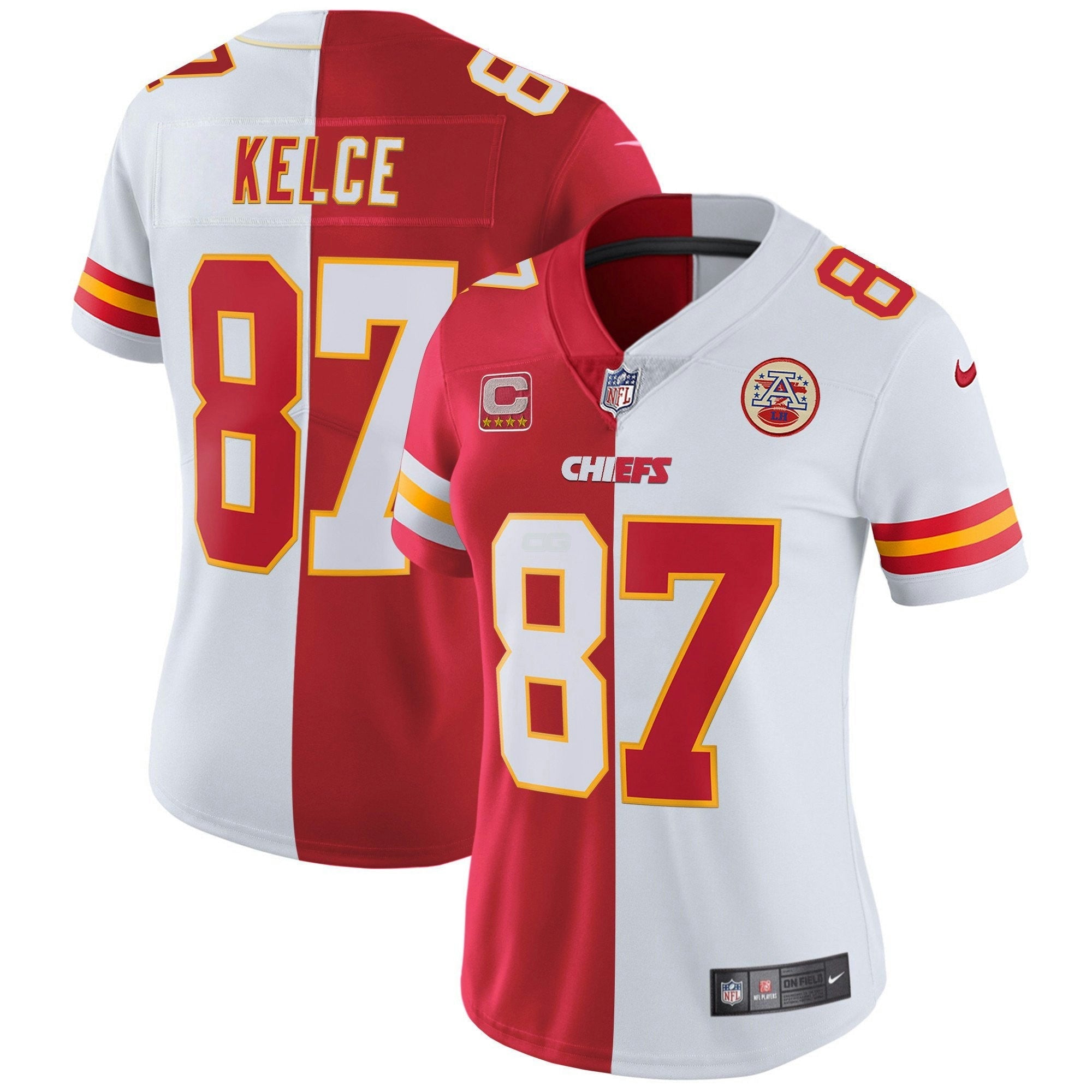 Camisa NFL Women’s Branca Dourada & Preta Dourada