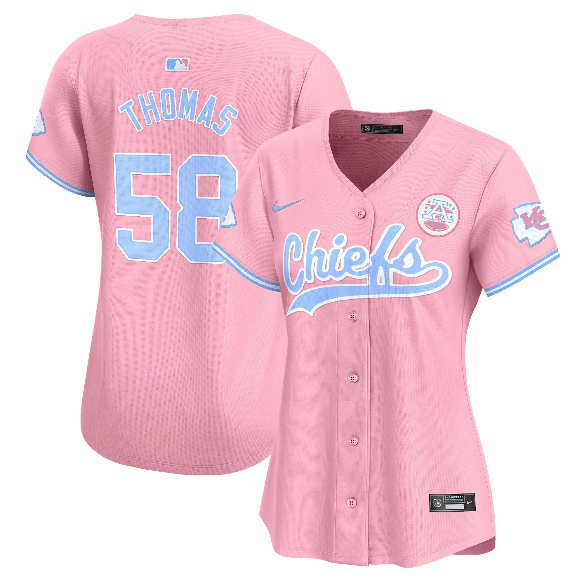 Camisa NFL Women’s Bubblegum Pink Vapor Premier Limited Jersey