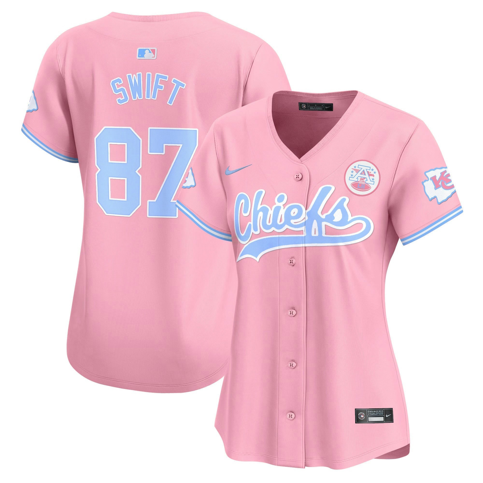 Camisa NFL Women’s Bubblegum Pink Vapor Premier Limited Jersey
