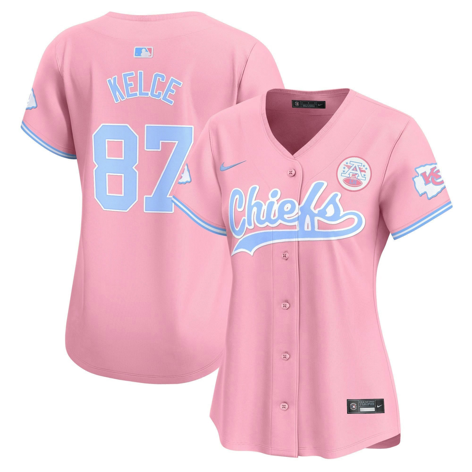 Camisa NFL Women’s Bubblegum Pink Vapor Premier Limited Jersey