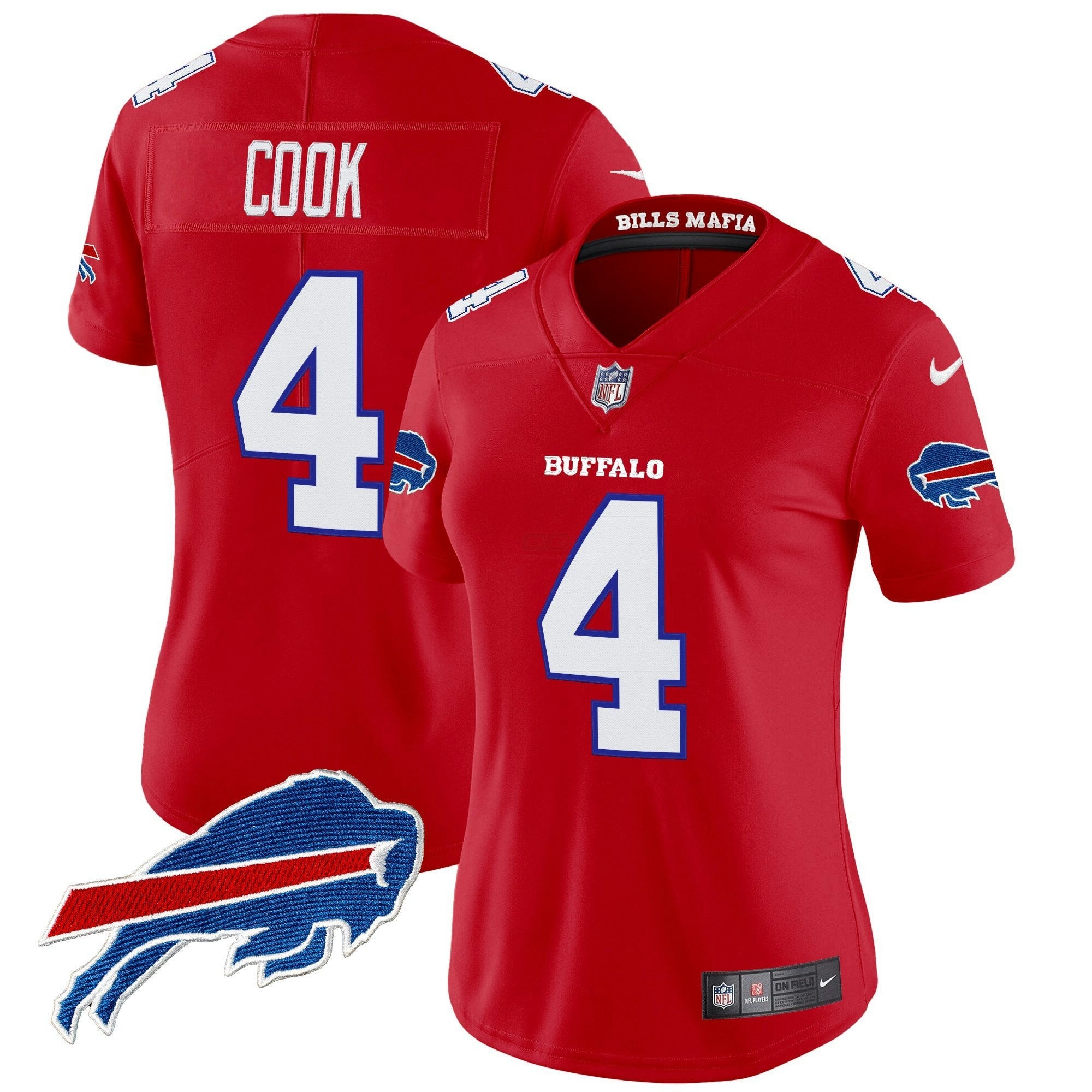 Camisa NFL Women’s Buffalo 2025 “Rivalries” Vapor Limited Jersey