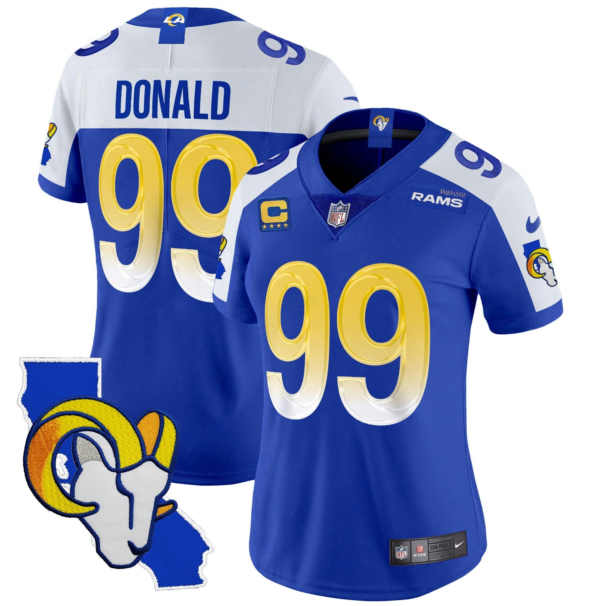 Camisa NFL Women’s California Patch Vapor Limited Jersey