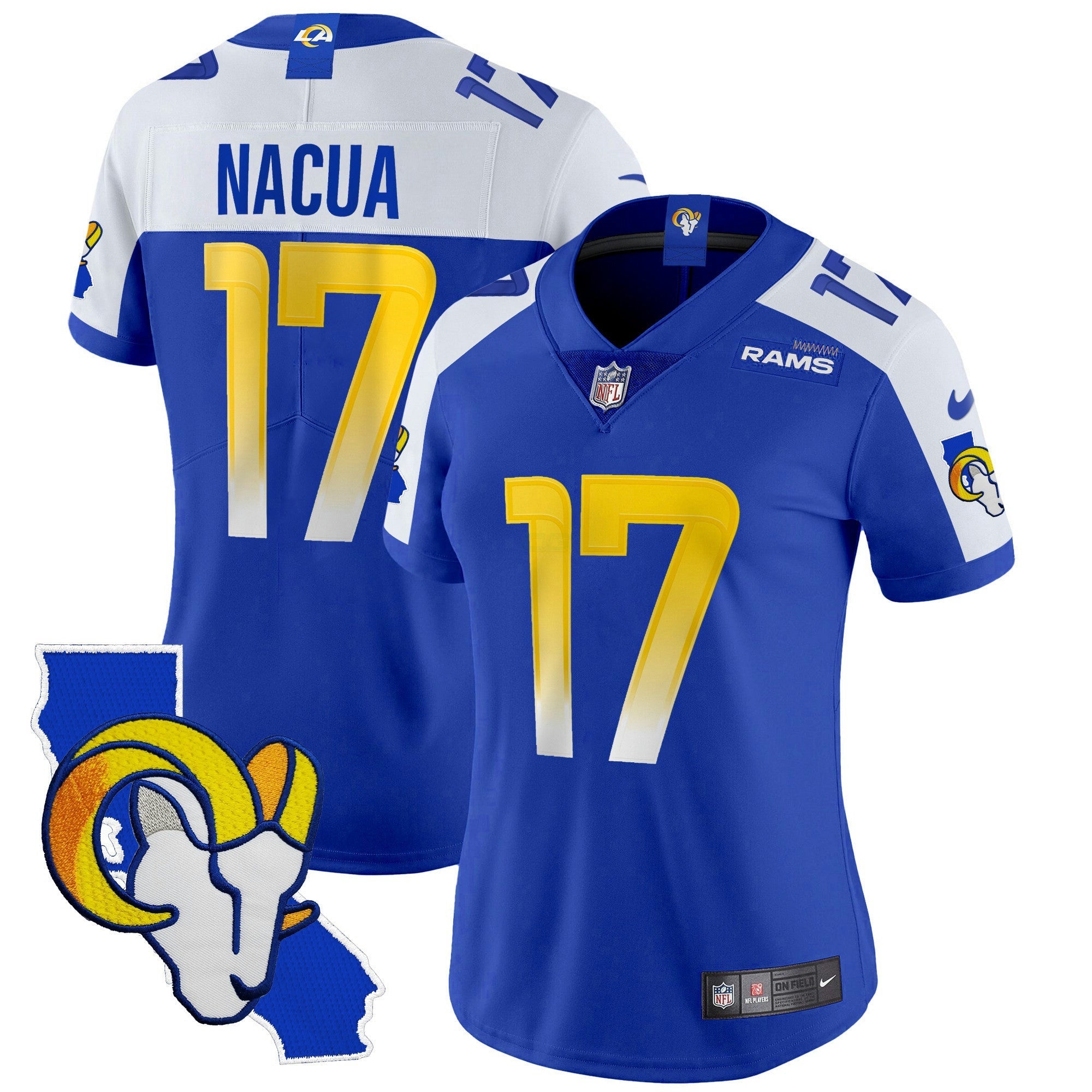 Camisa NFL Women’s California Patch Vapor Limited Jersey