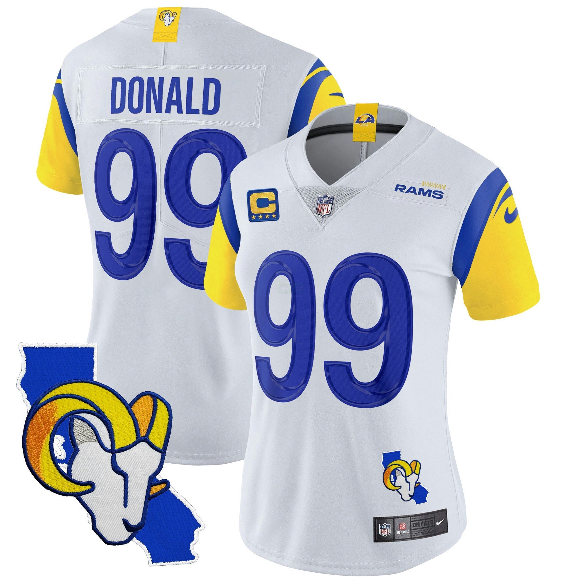 Camisa NFL Women’s California Patch Vapor Limited Jersey