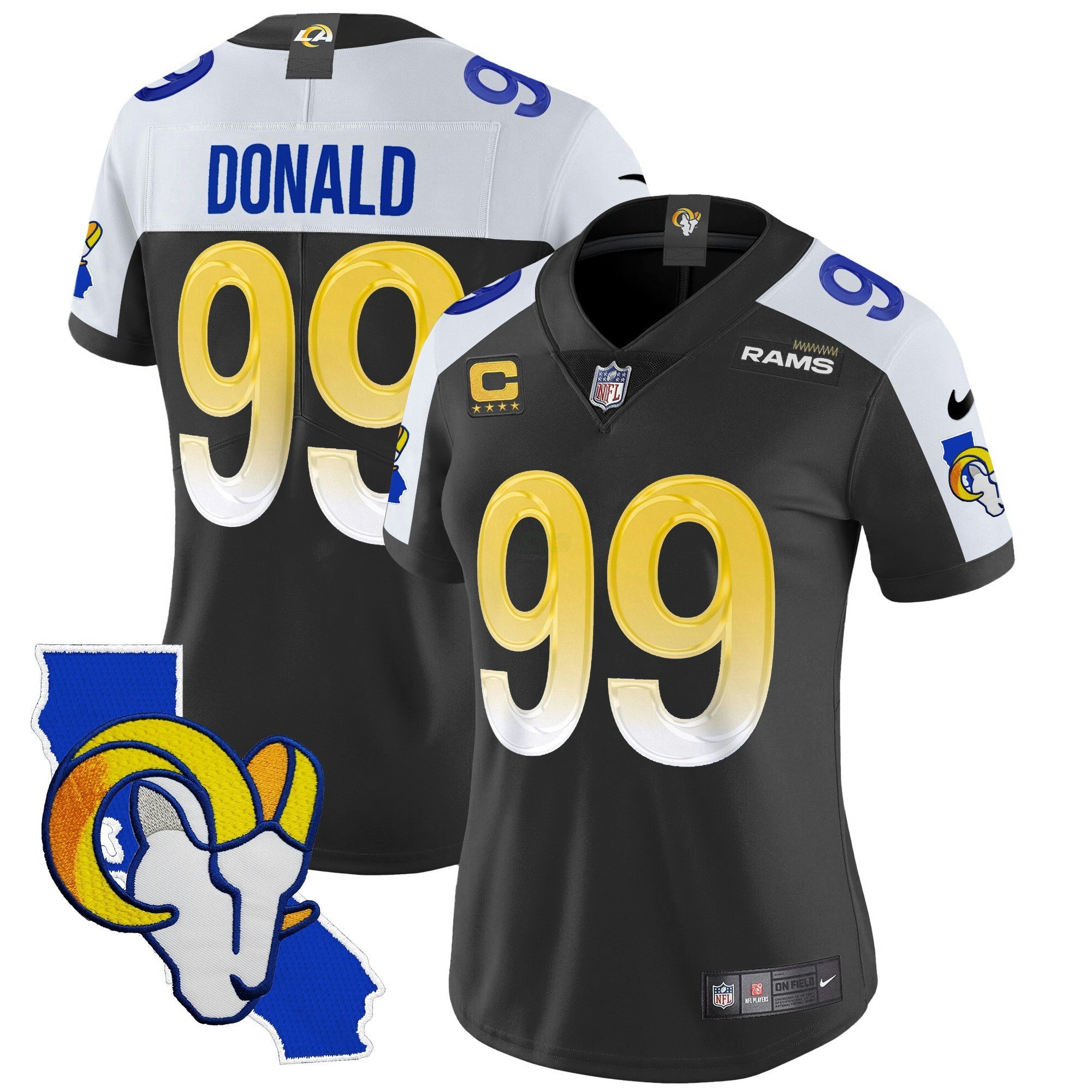 Camisa NFL Women’s California Patch Vapor Limited Jersey