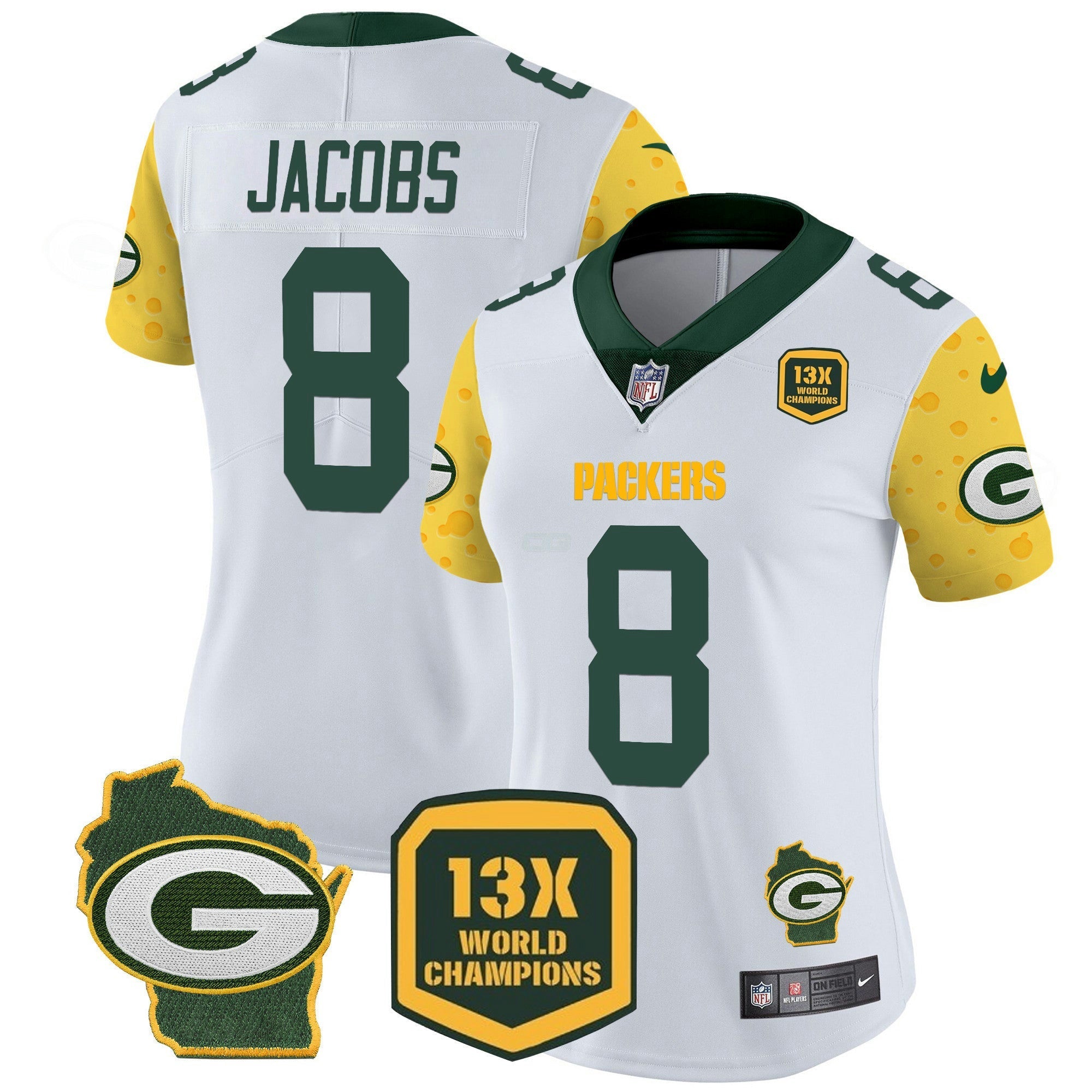 Camisa NFL Women’s Cheese Vapor Limited Jersey