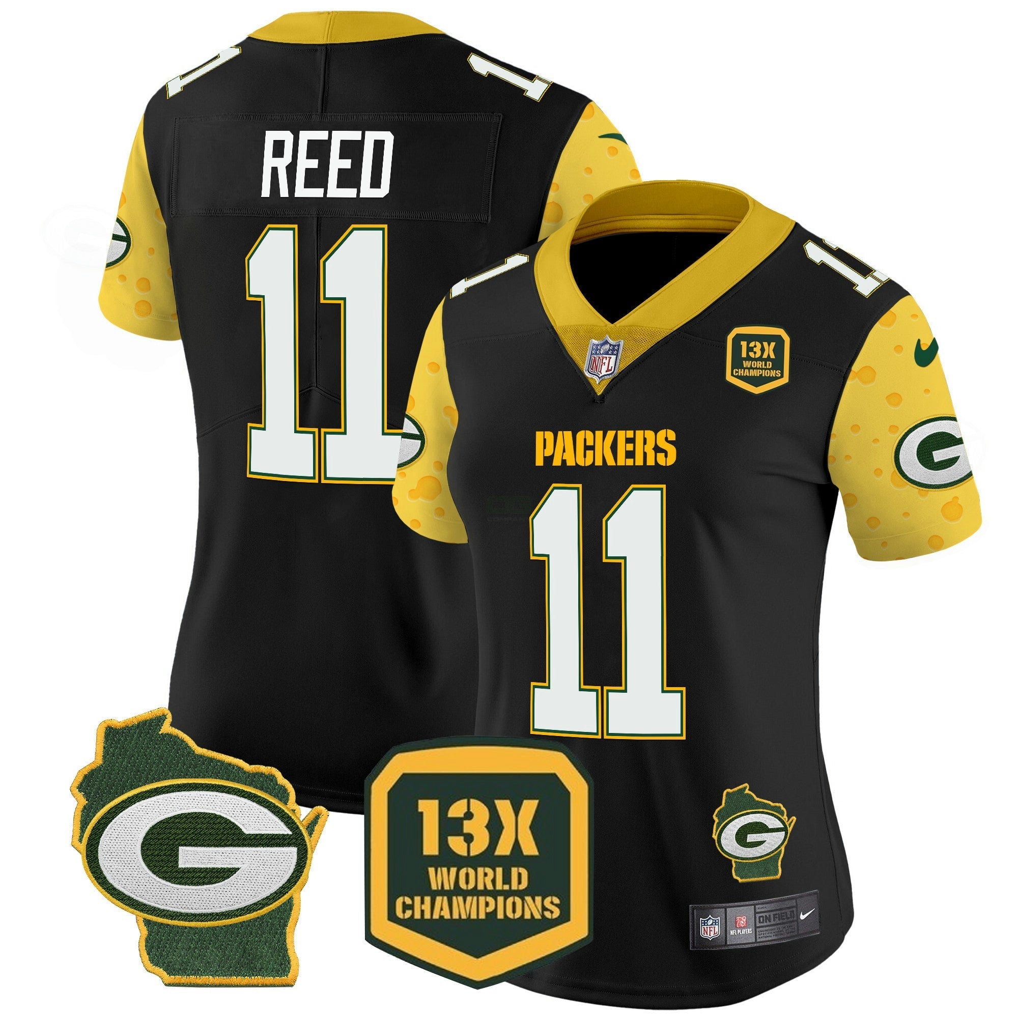 Camisa NFL Women’s Cheese Vapor Limited Jersey