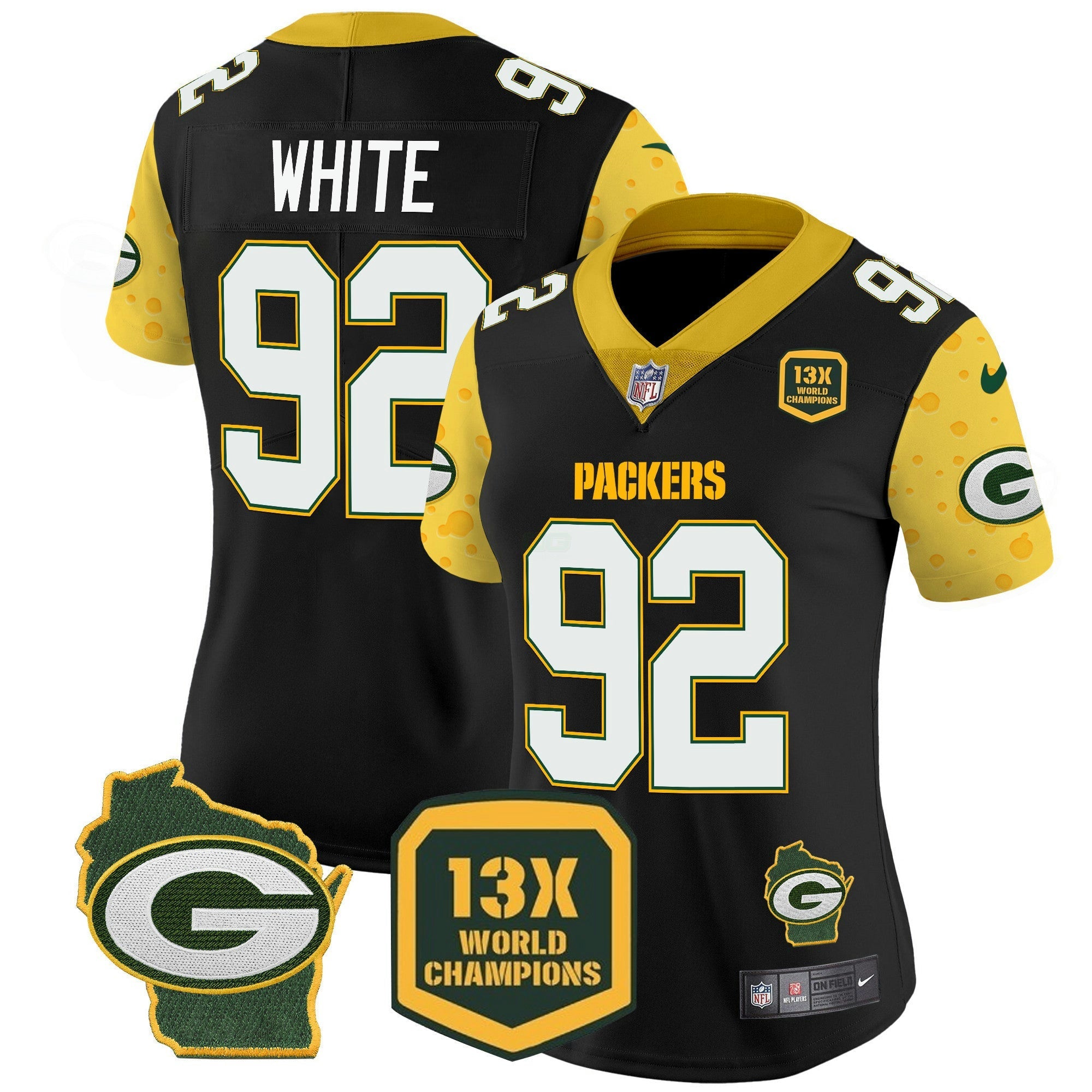 Camisa NFL Women’s Cheese Vapor Limited Jersey