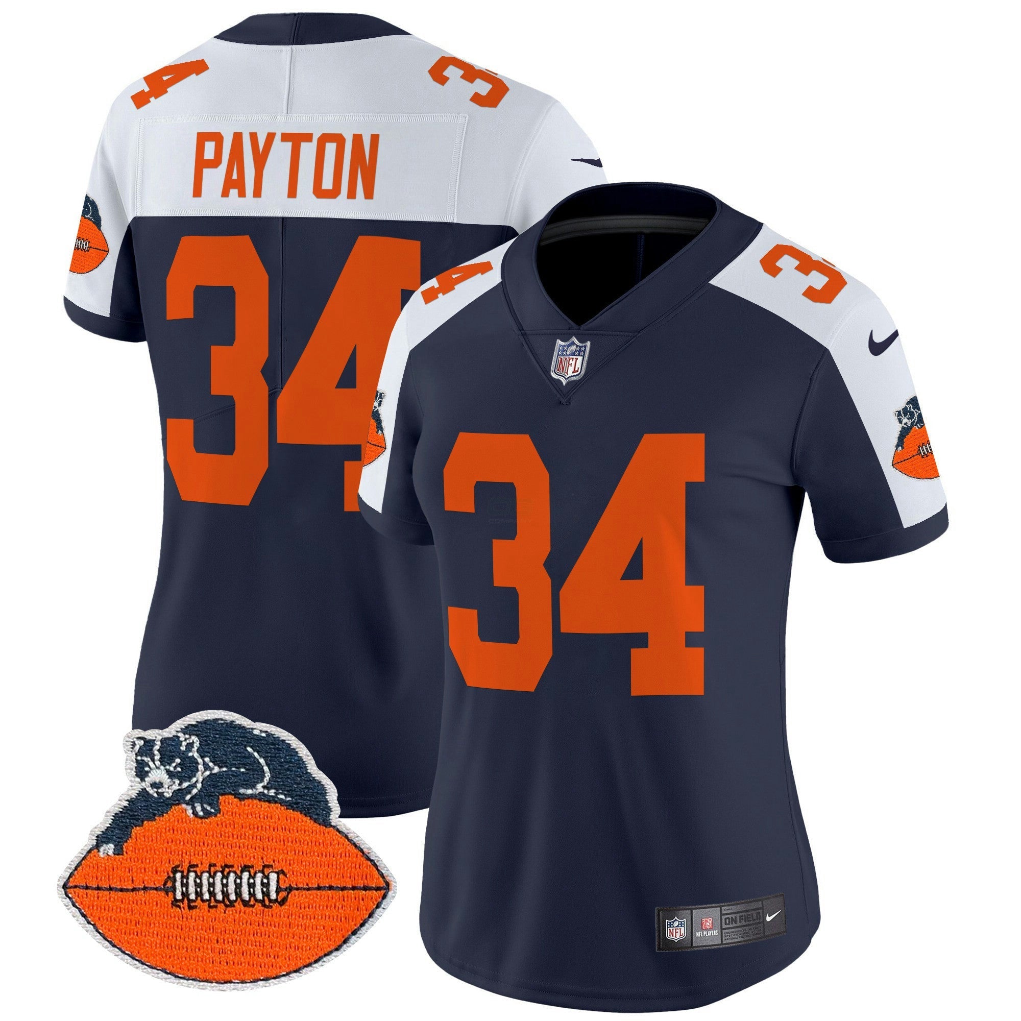 Camisa NFL Women’s Chicago Throwback Vapor Limited Jersey