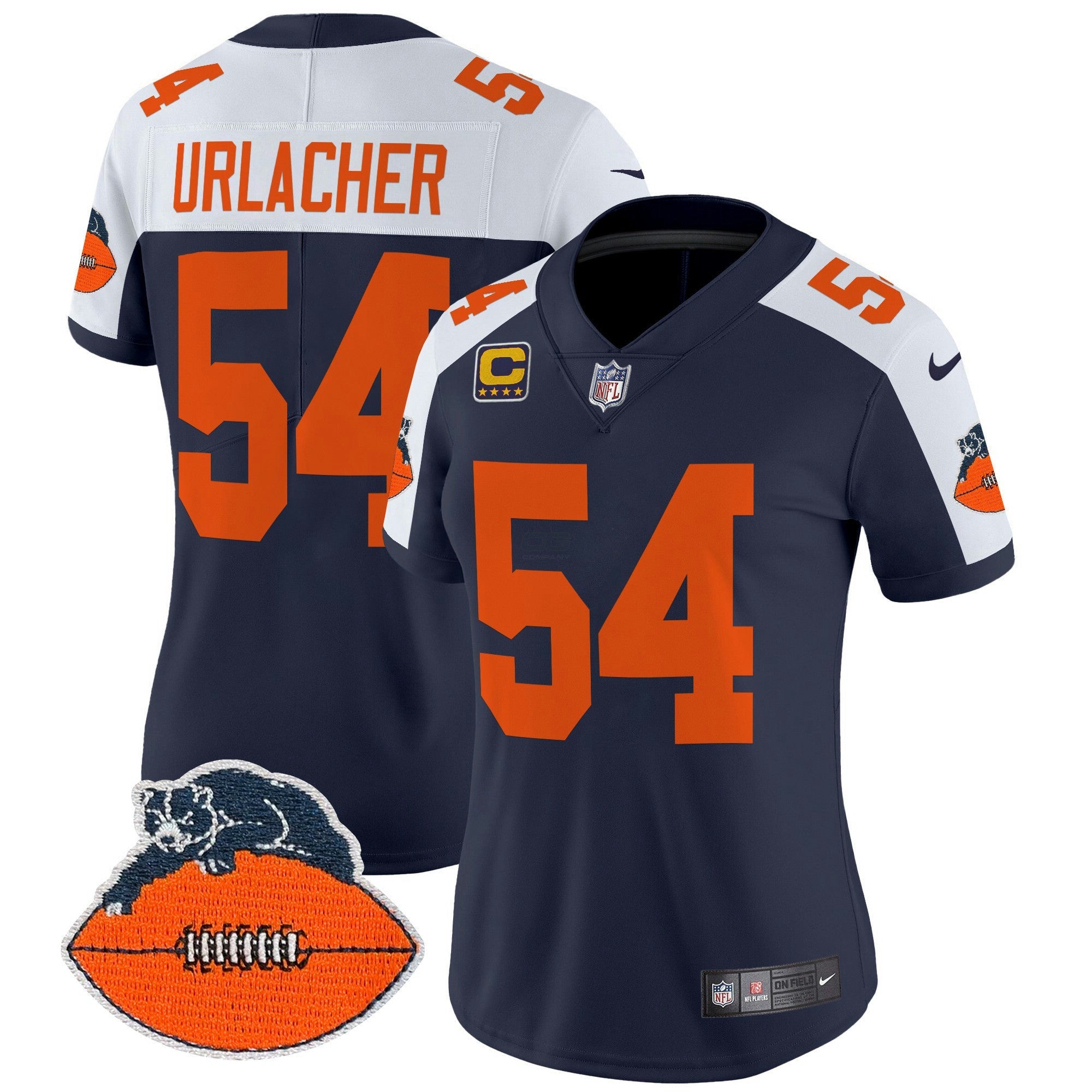 Camisa NFL Women’s Chicago Throwback Vapor Limited Jersey