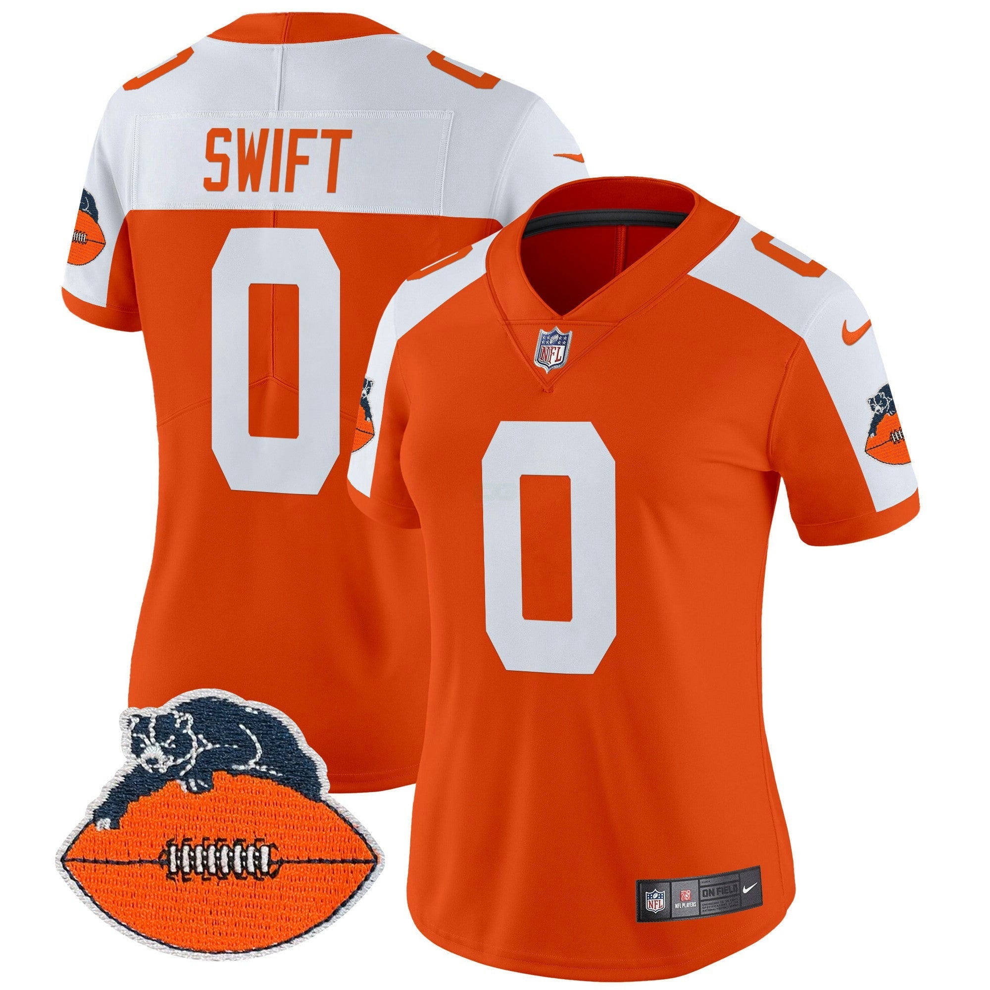 Camisa NFL Women’s Chicago Throwback Vapor Limited Jersey