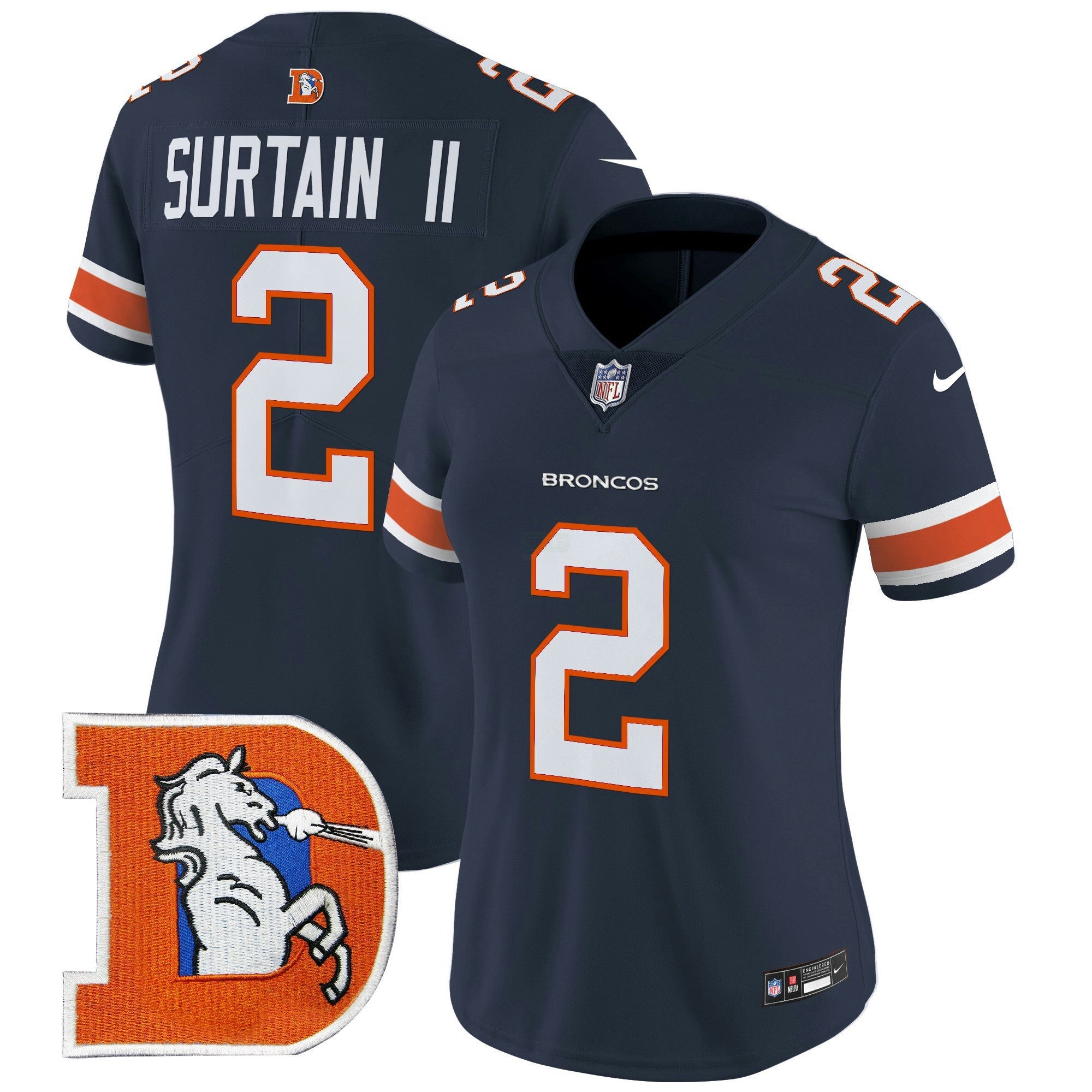 Camisa NFL Women’s Denver Throwback Vapor Limited Jersey V2