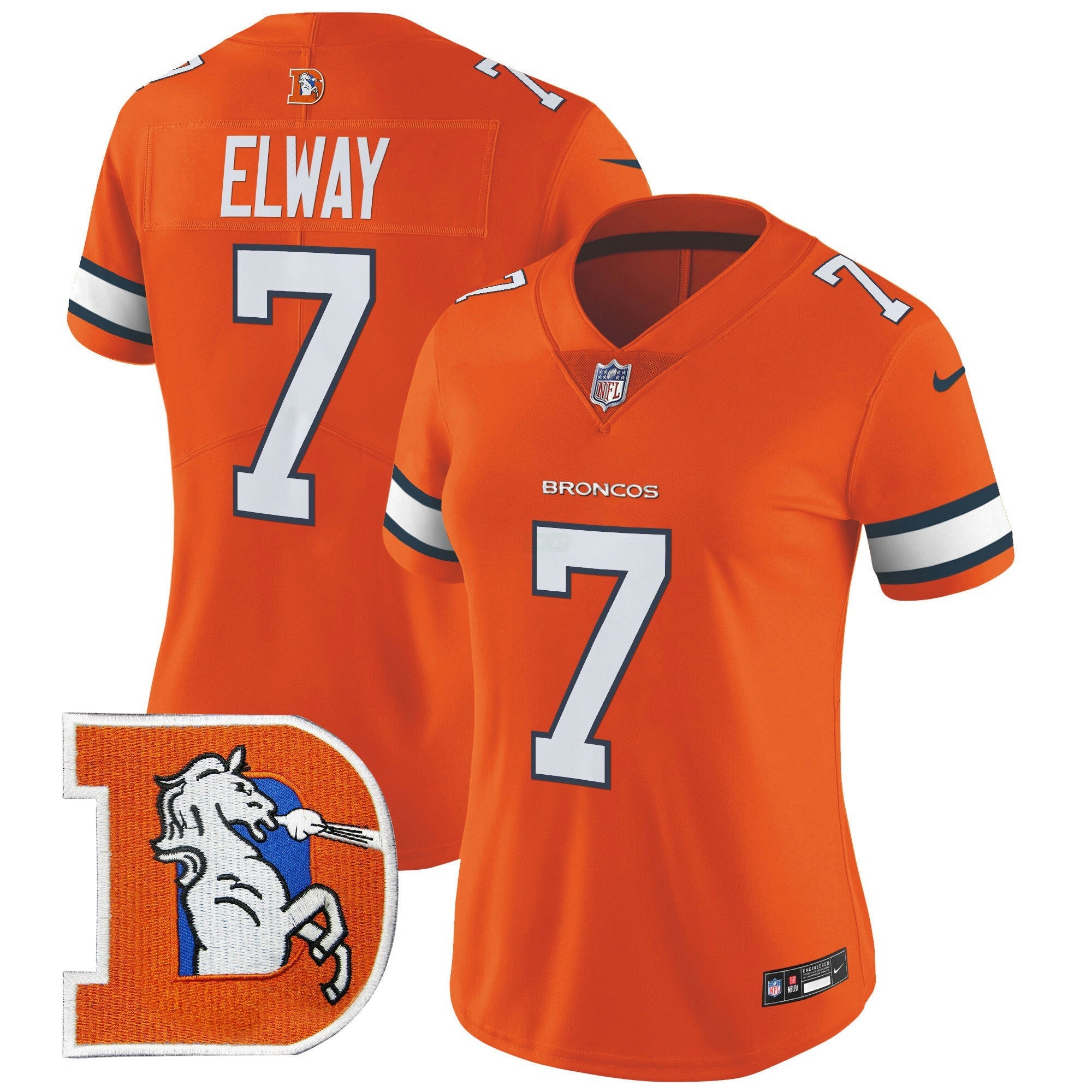 Camisa NFL Women’s Denver Throwback Vapor Limited Jersey V2