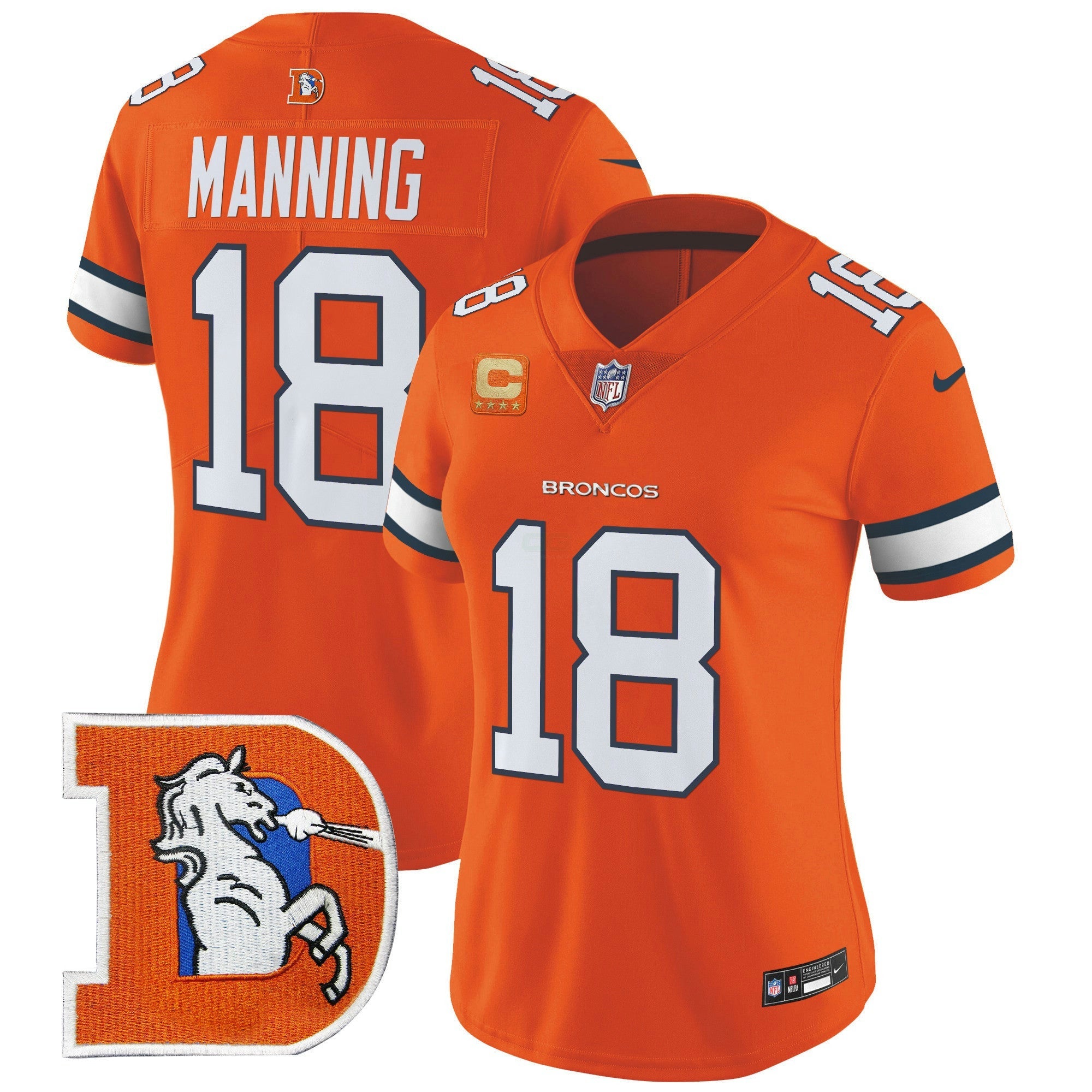 Camisa NFL Women’s Denver Throwback Vapor Limited Jersey V2