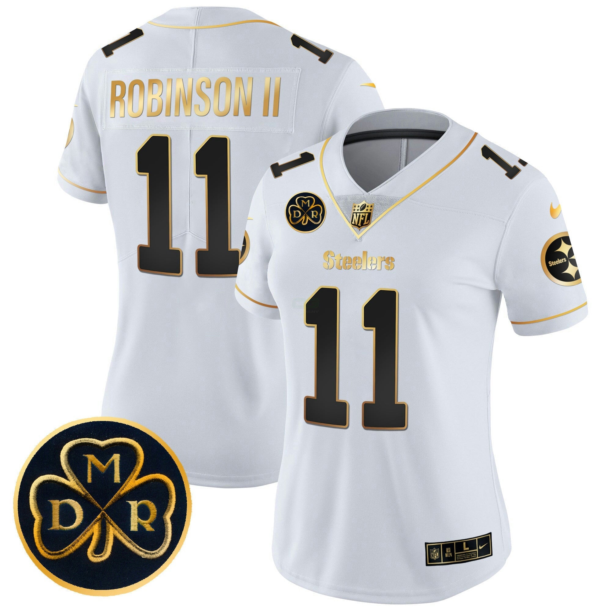 Camisa NFL Women’s DMR Patch Dourada Vapor Limited Jersey