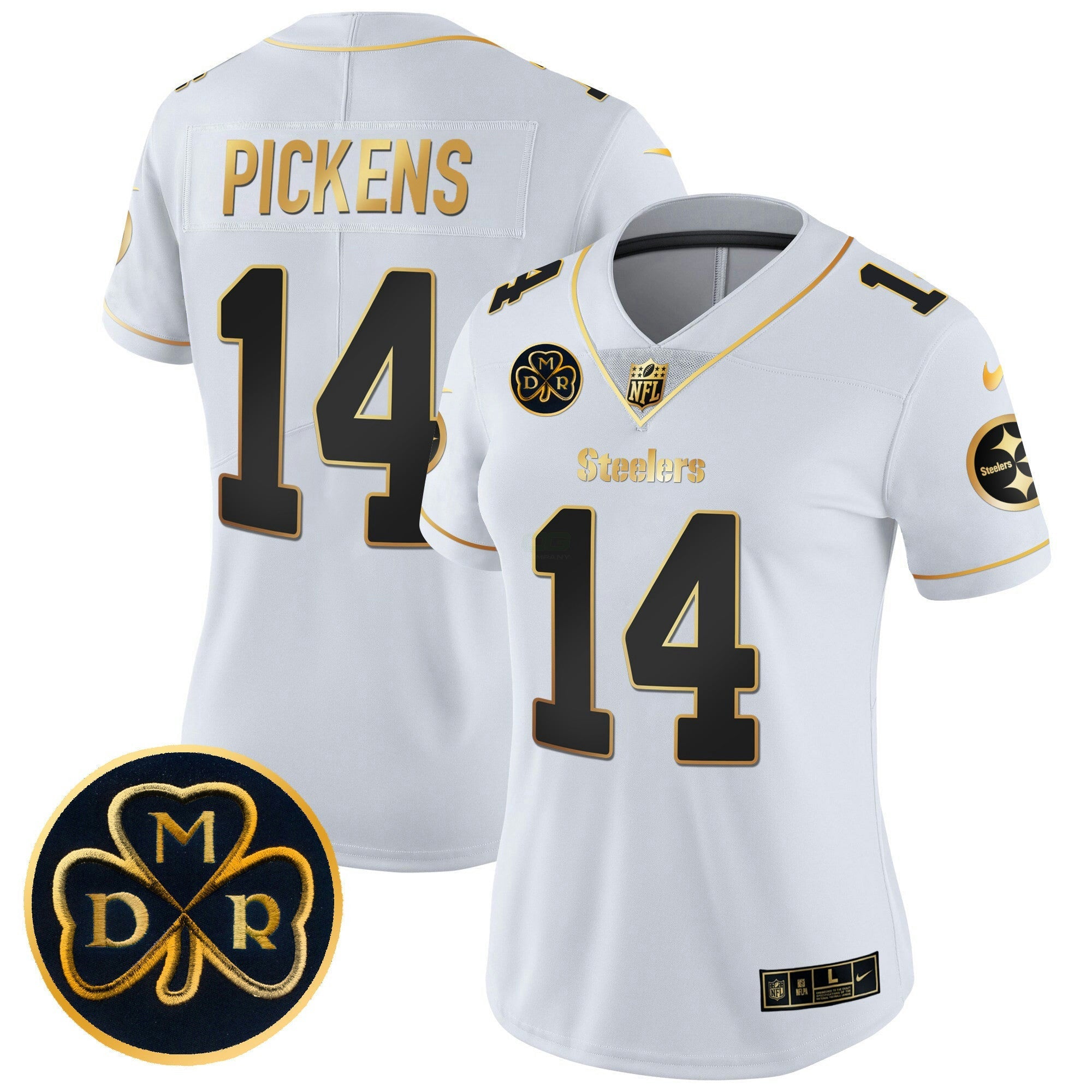 Camisa NFL Women’s DMR Patch Dourada Vapor Limited Jersey