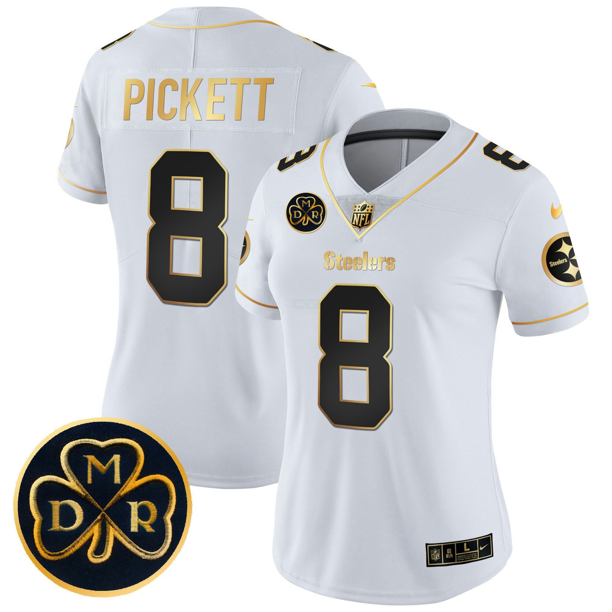 Camisa NFL Women’s DMR Patch Dourada Vapor Limited Jersey