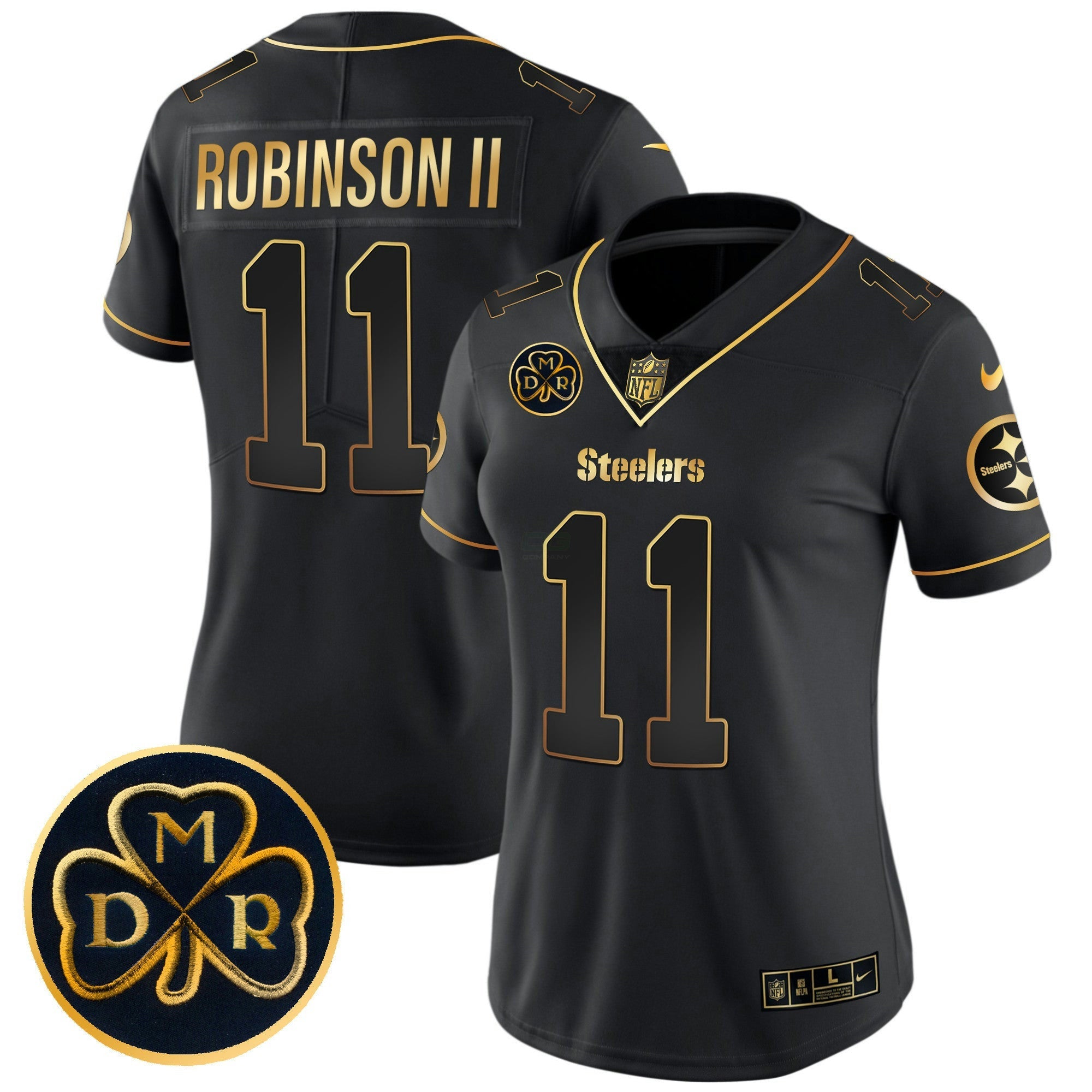 Camisa NFL Women’s DMR Patch Dourada Vapor Limited Jersey