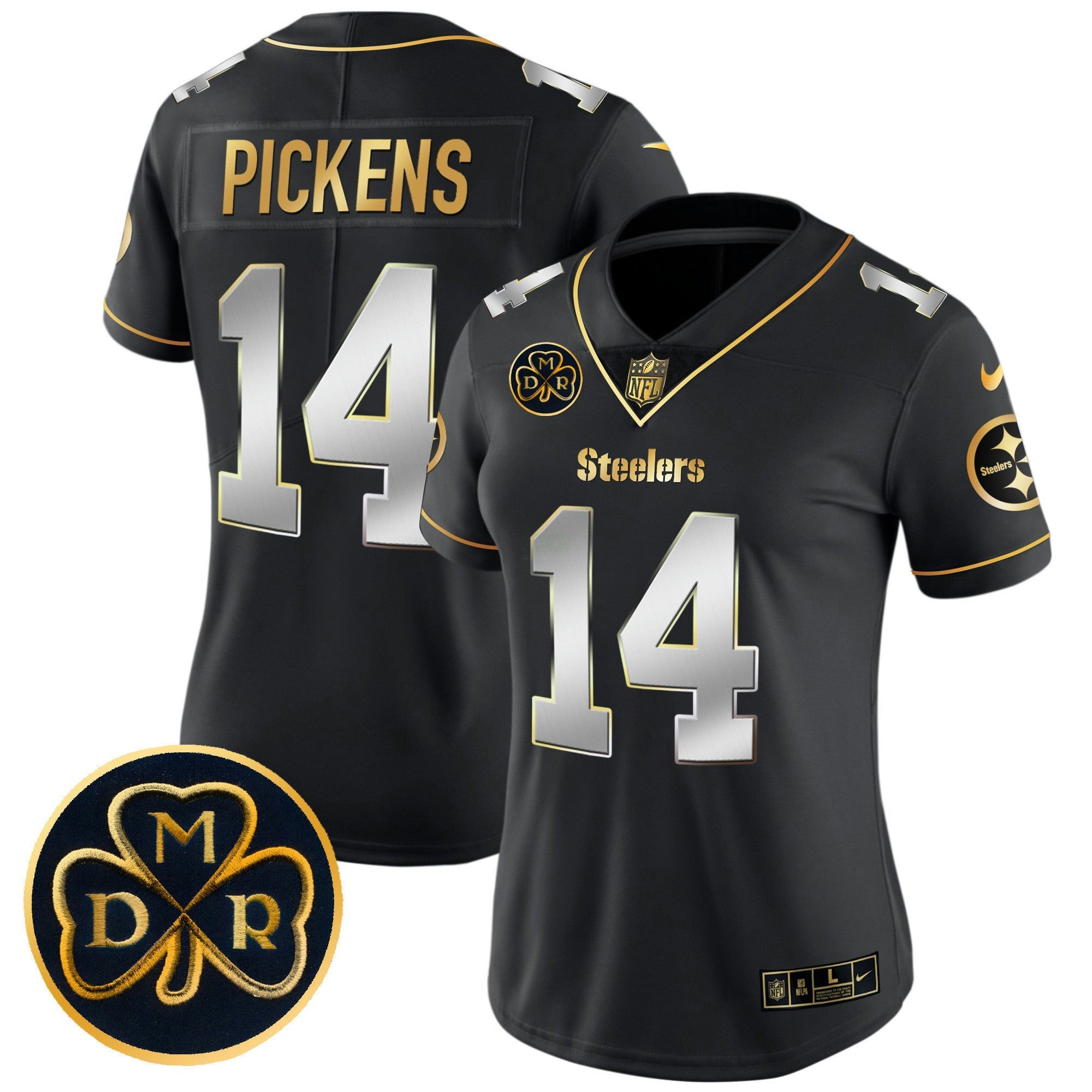 Camisa NFL Women’s DMR Patch Dourada Vapor Limited Jersey