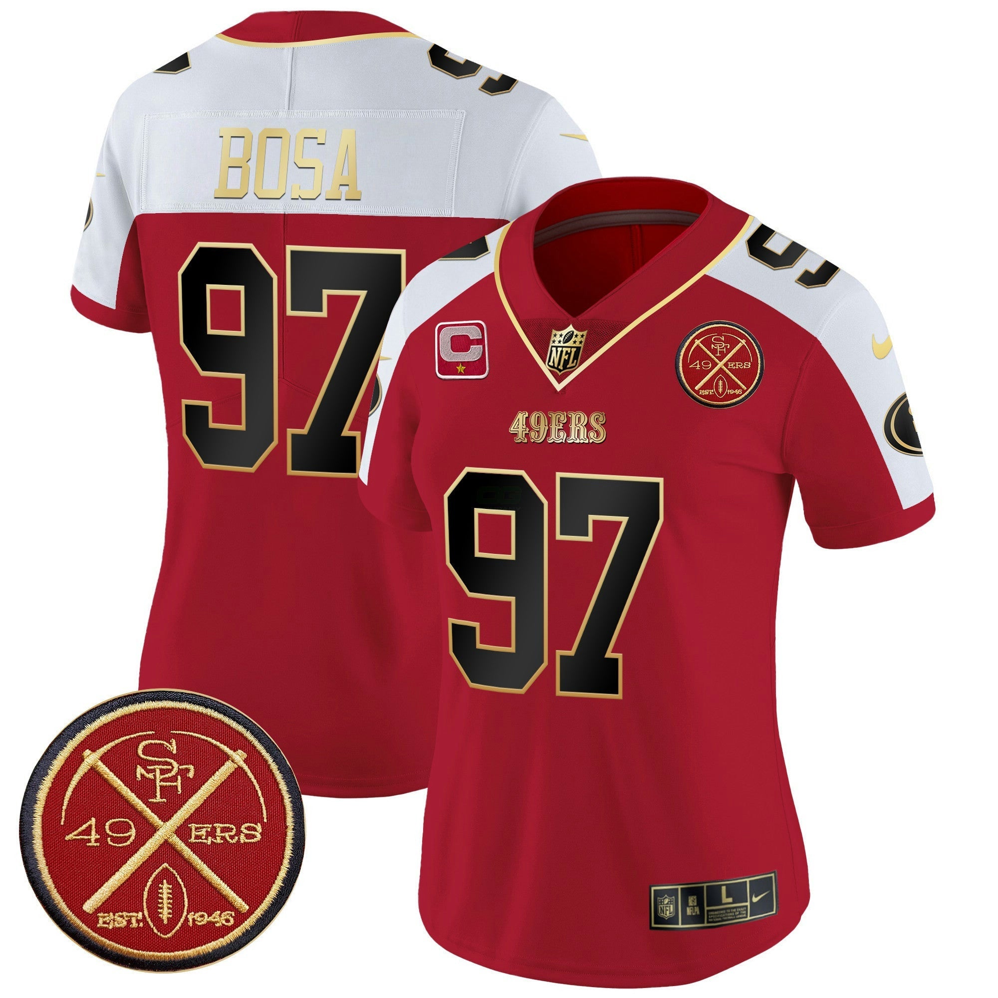 Camisa NFL Women’s Est.1946 Patch Vapor Limited Jersey