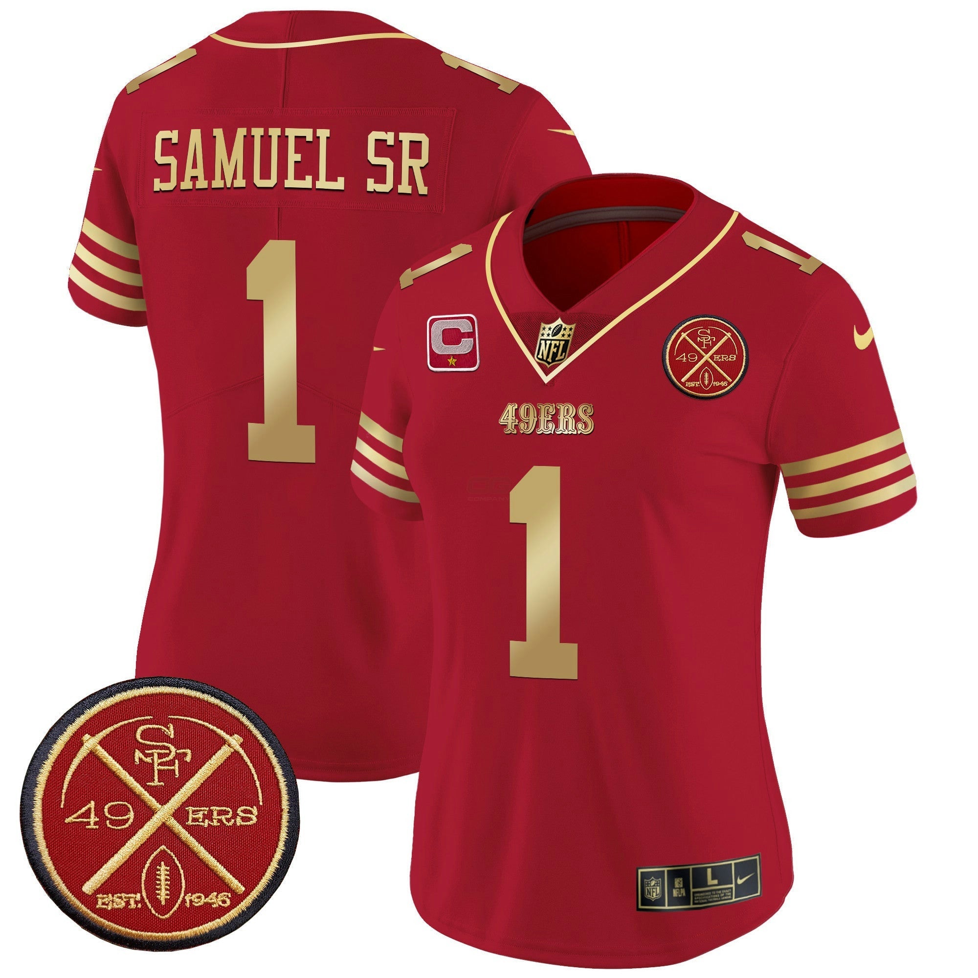 Camisa NFL Women’s Est.1946 Patch Vapor Limited Jersey