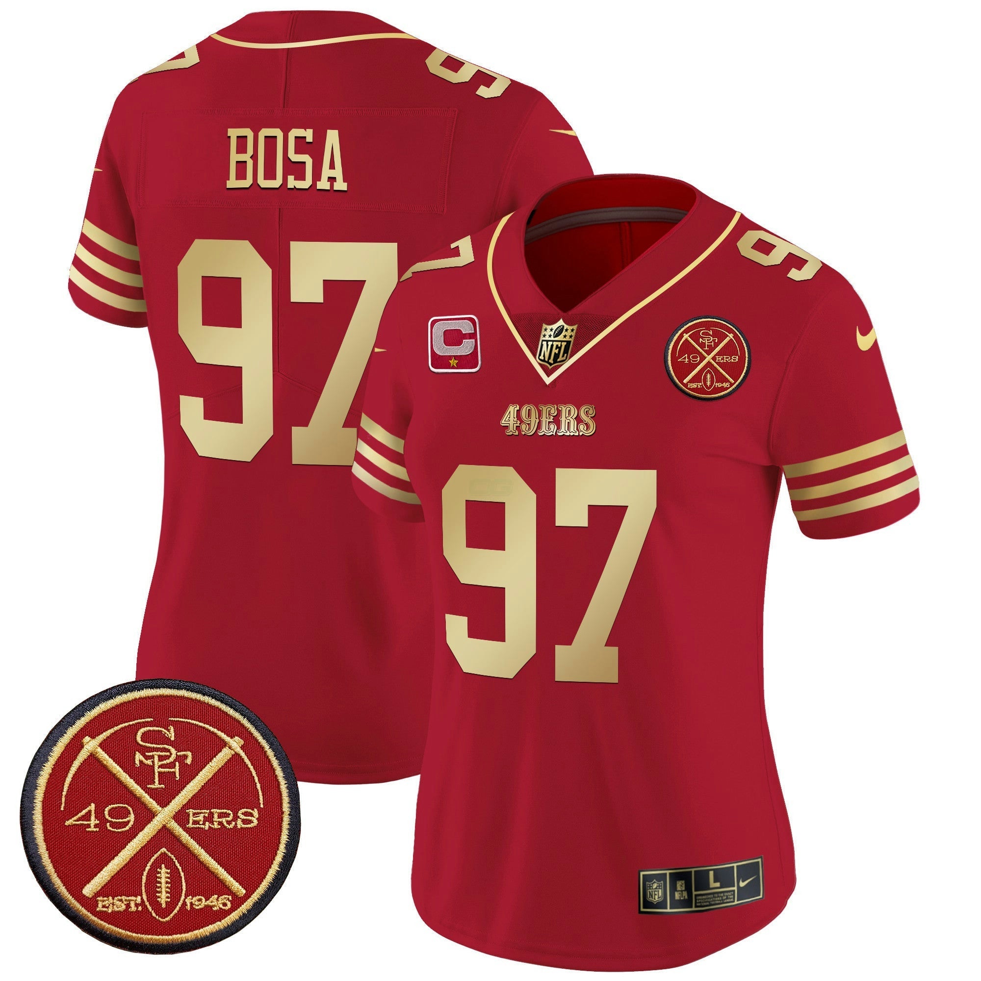 Camisa NFL Women’s Est.1946 Patch Vapor Limited Jersey