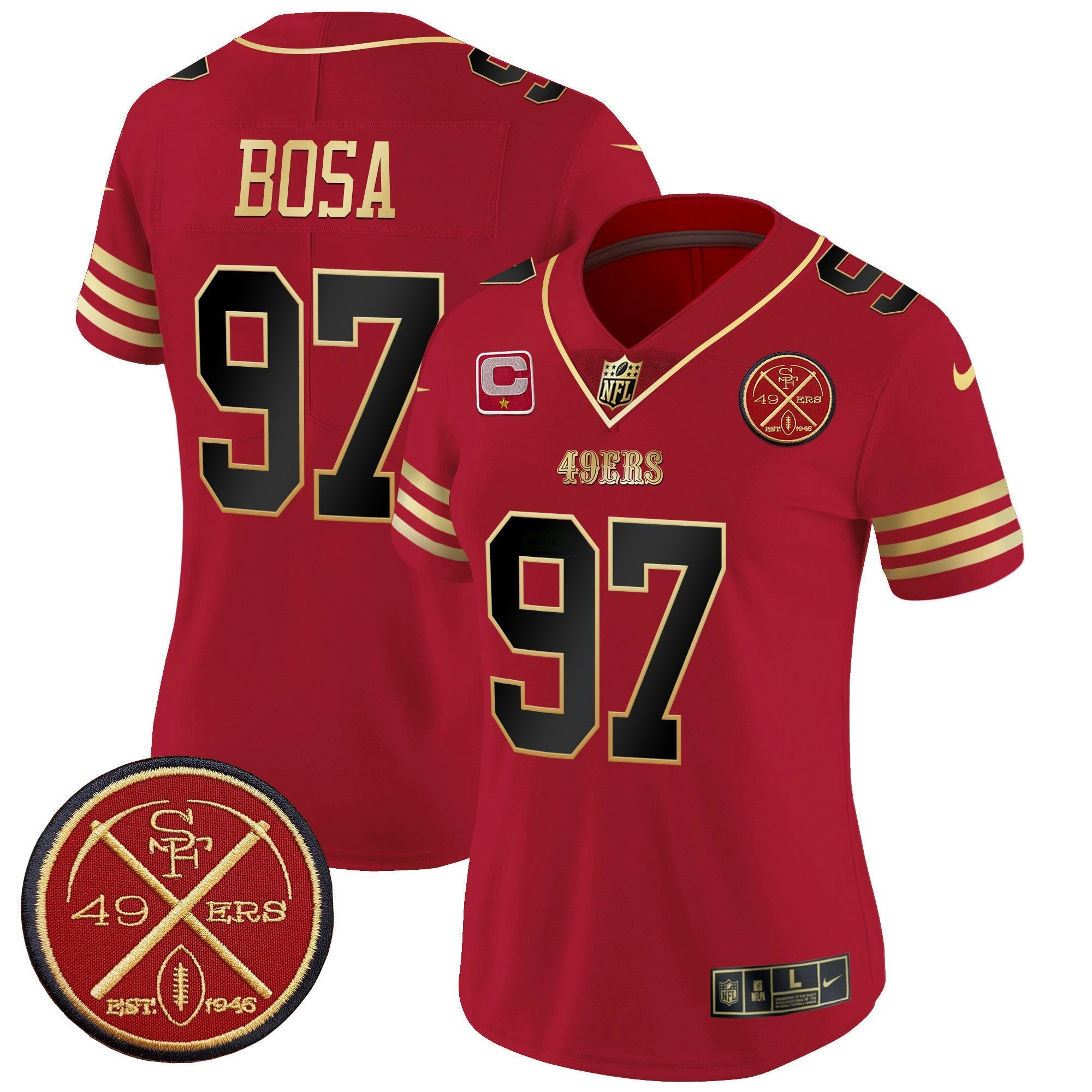 Camisa NFL Women’s Est.1946 Patch Vapor Limited Jersey