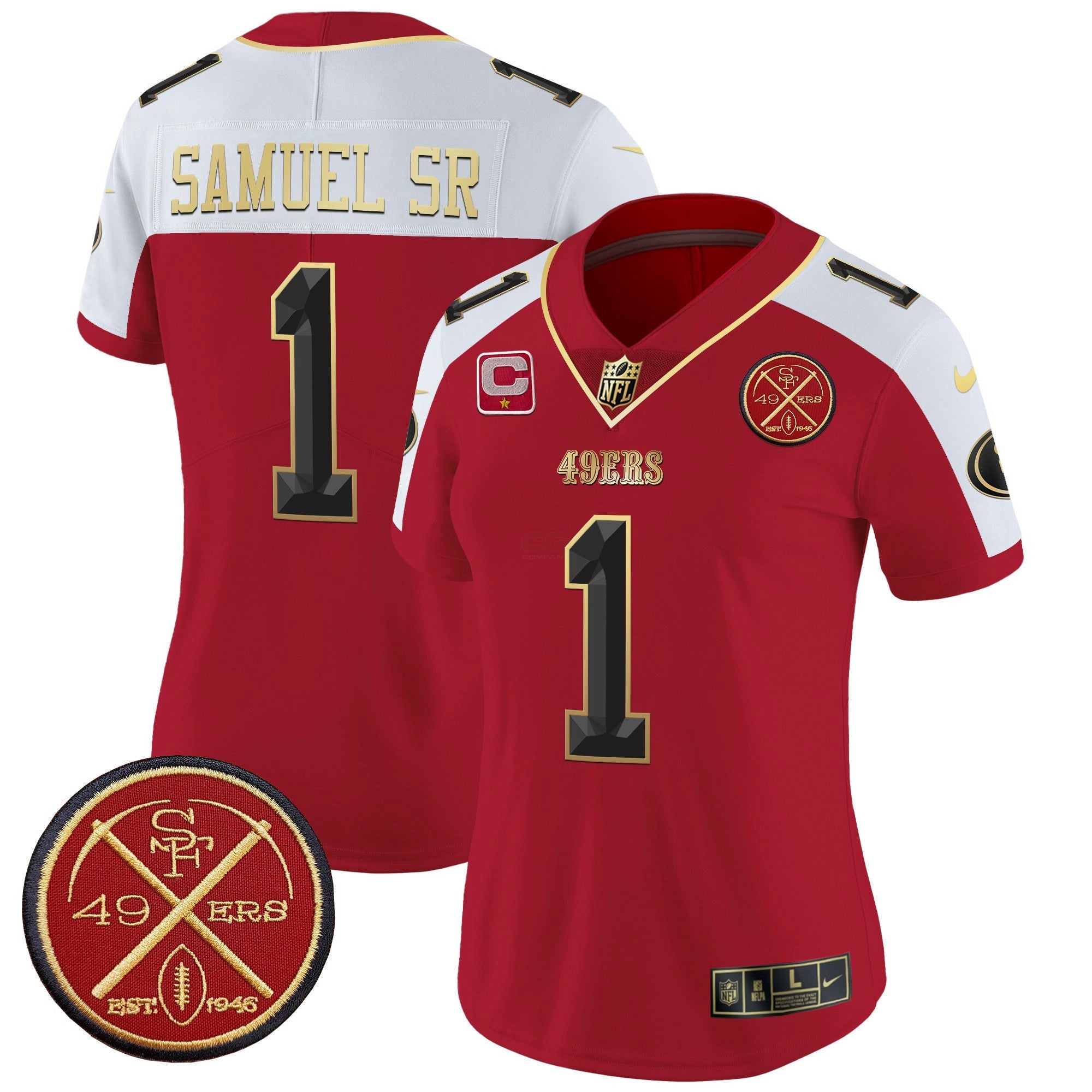 Camisa NFL Women’s Est.1946 Patch Vapor Limited Jersey V2