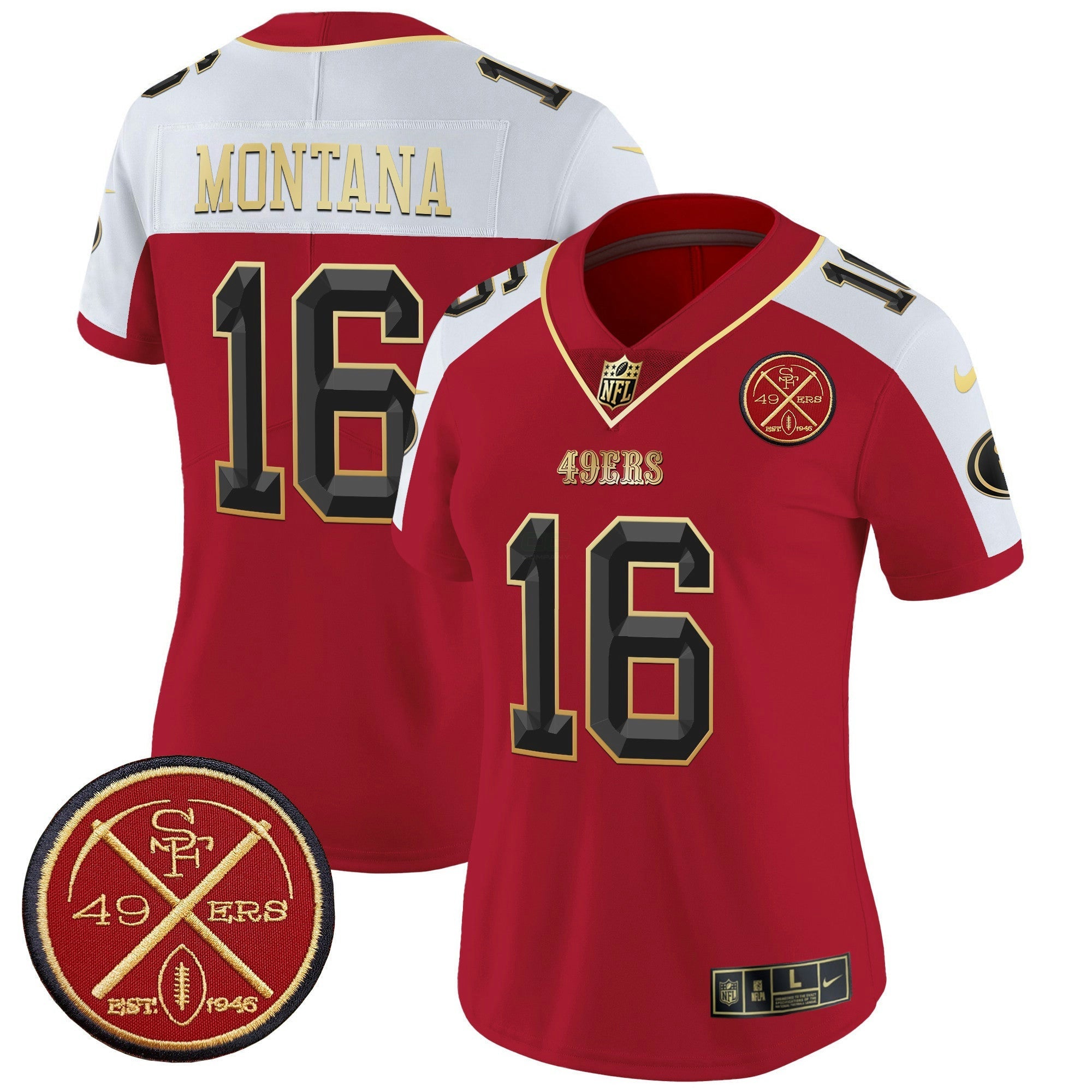 Camisa NFL Women’s Est.1946 Patch Vapor Limited Jersey V2