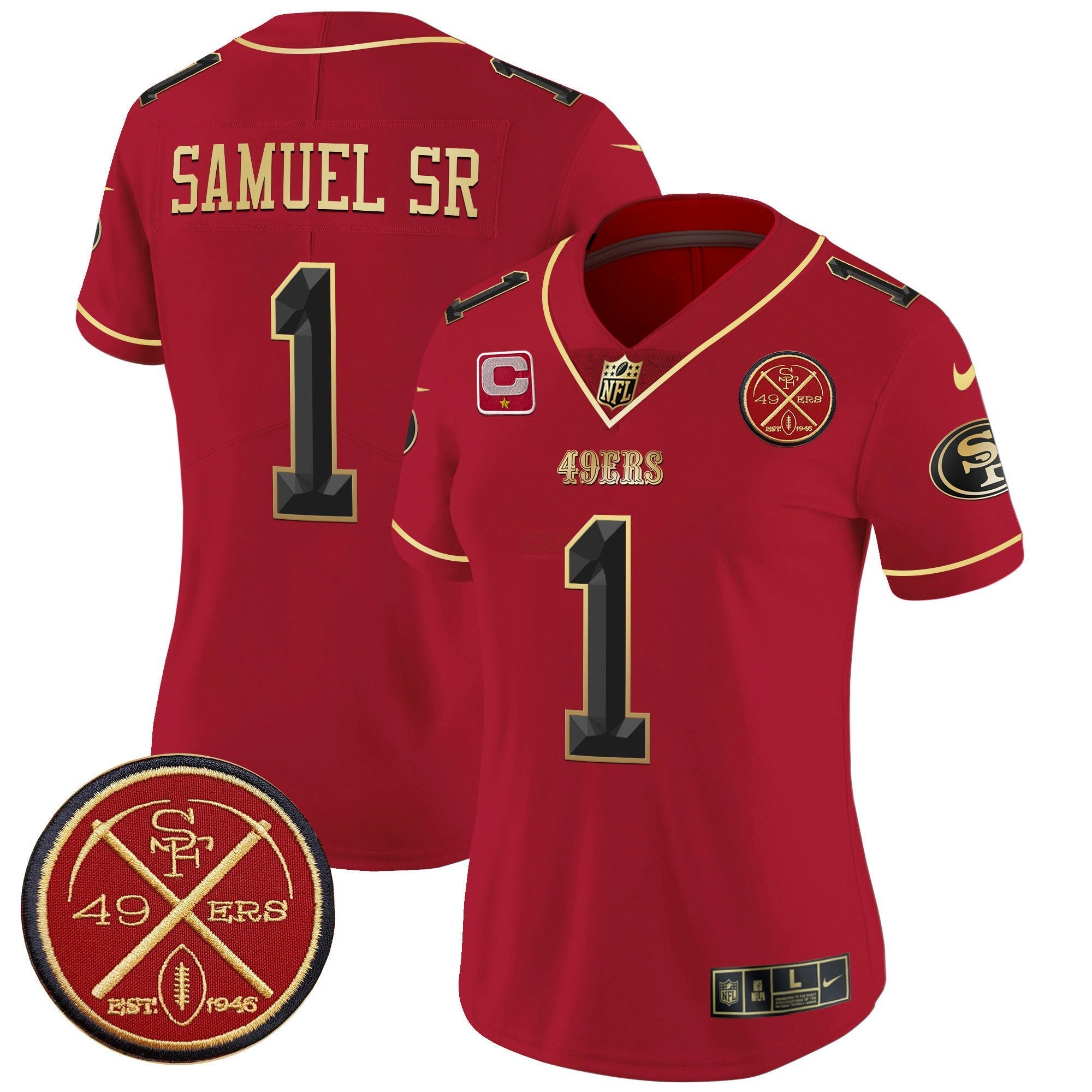 Camisa NFL Women’s Est.1946 Patch Vapor Limited Jersey V2