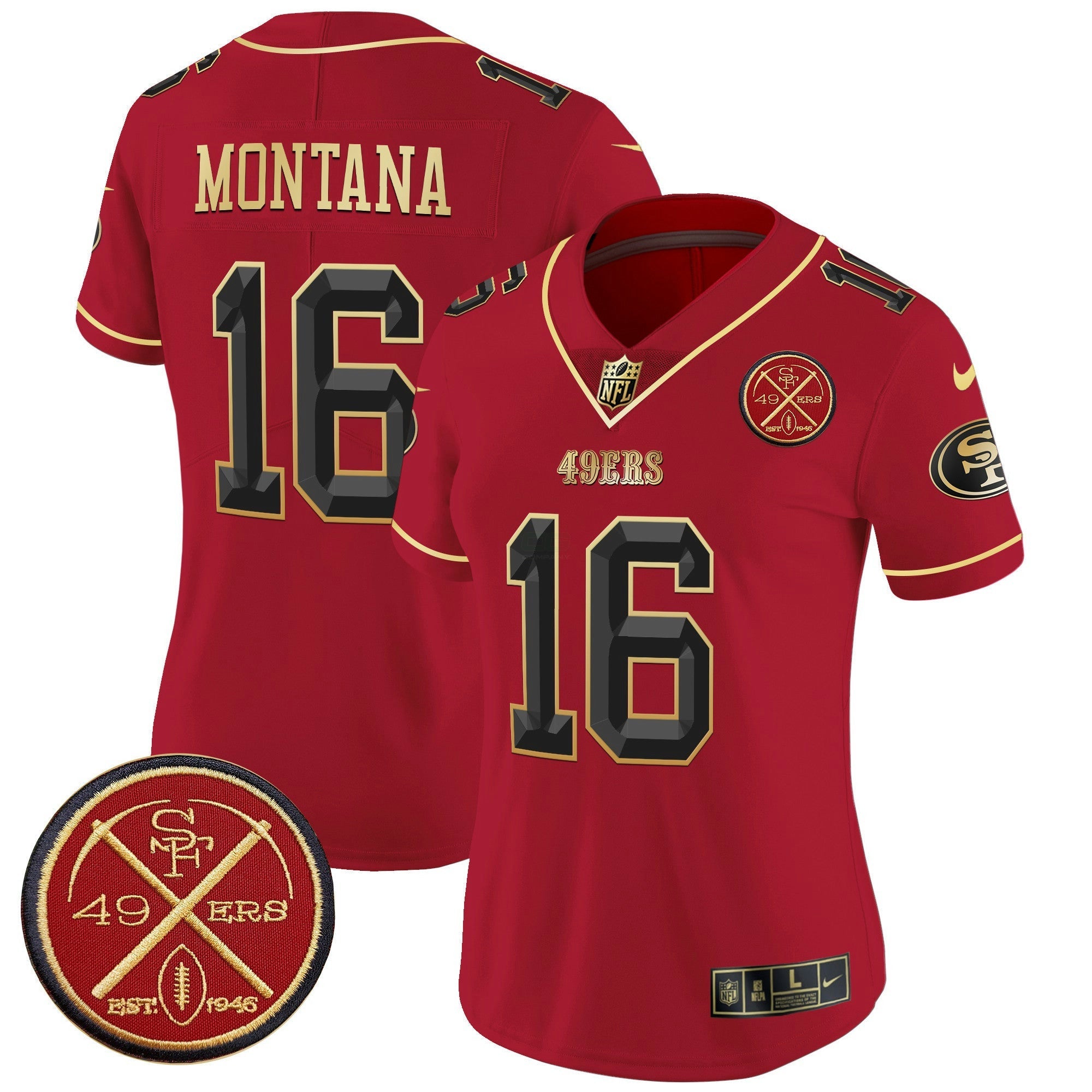 Camisa NFL Women’s Est.1946 Patch Vapor Limited Jersey V2