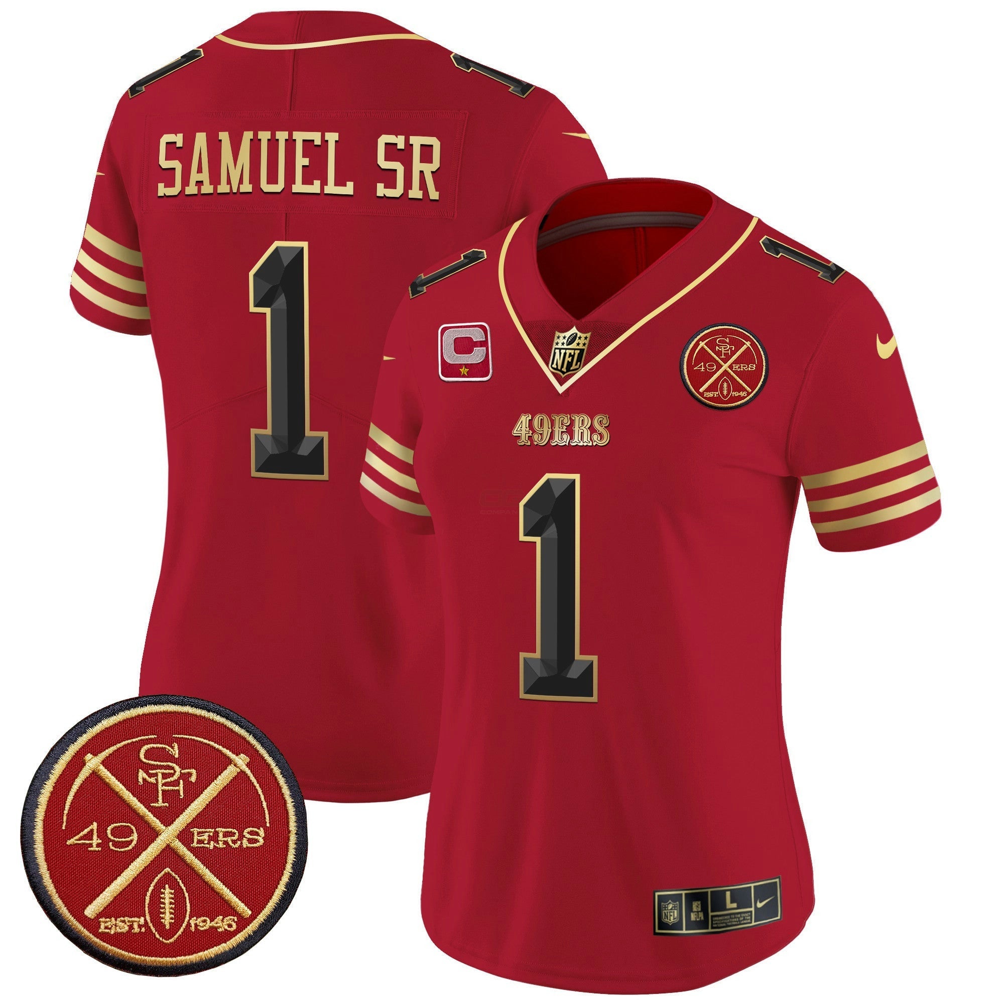 Camisa NFL Women’s Est.1946 Patch Vapor Limited Jersey V2