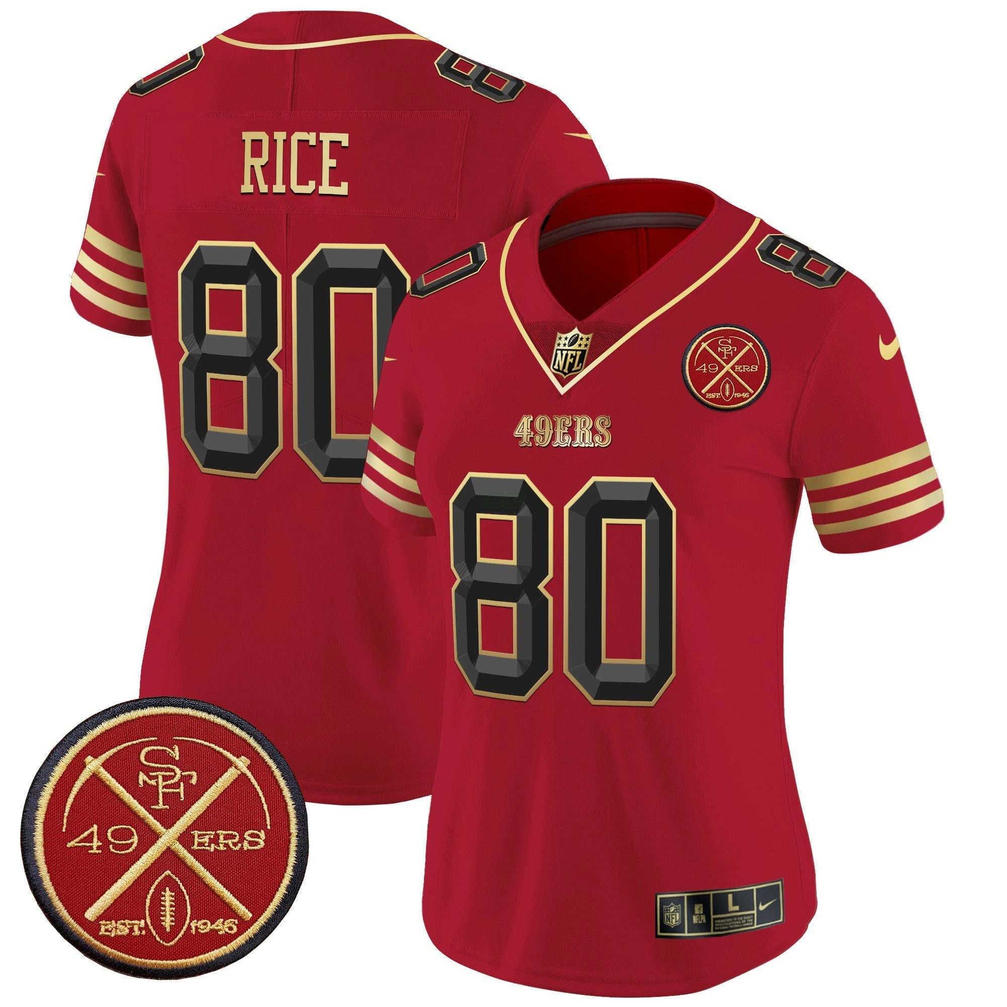 Camisa NFL Women’s Est.1946 Patch Vapor Limited Jersey V2