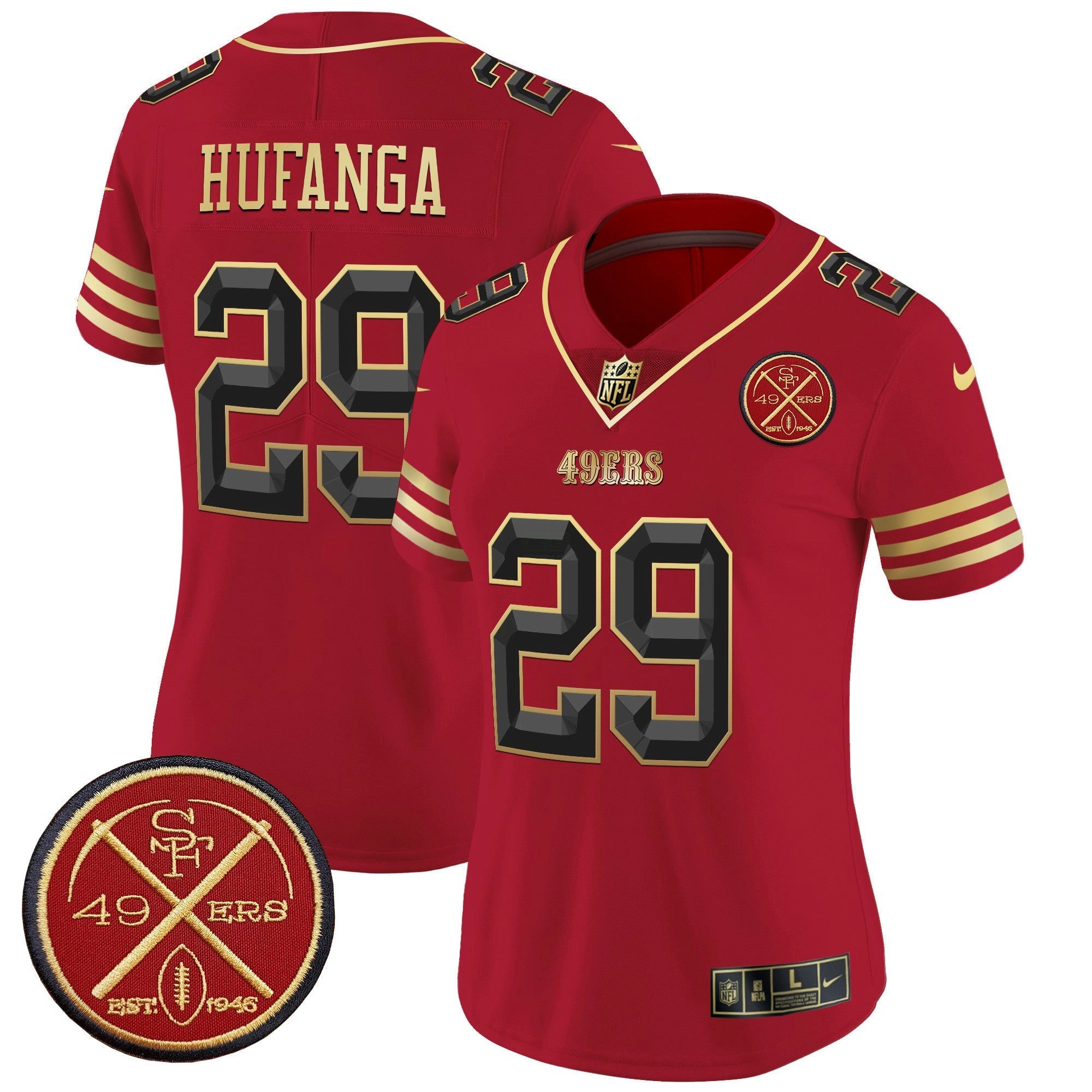 Camisa NFL Women’s Est.1946 Patch Vapor Limited Jersey V2