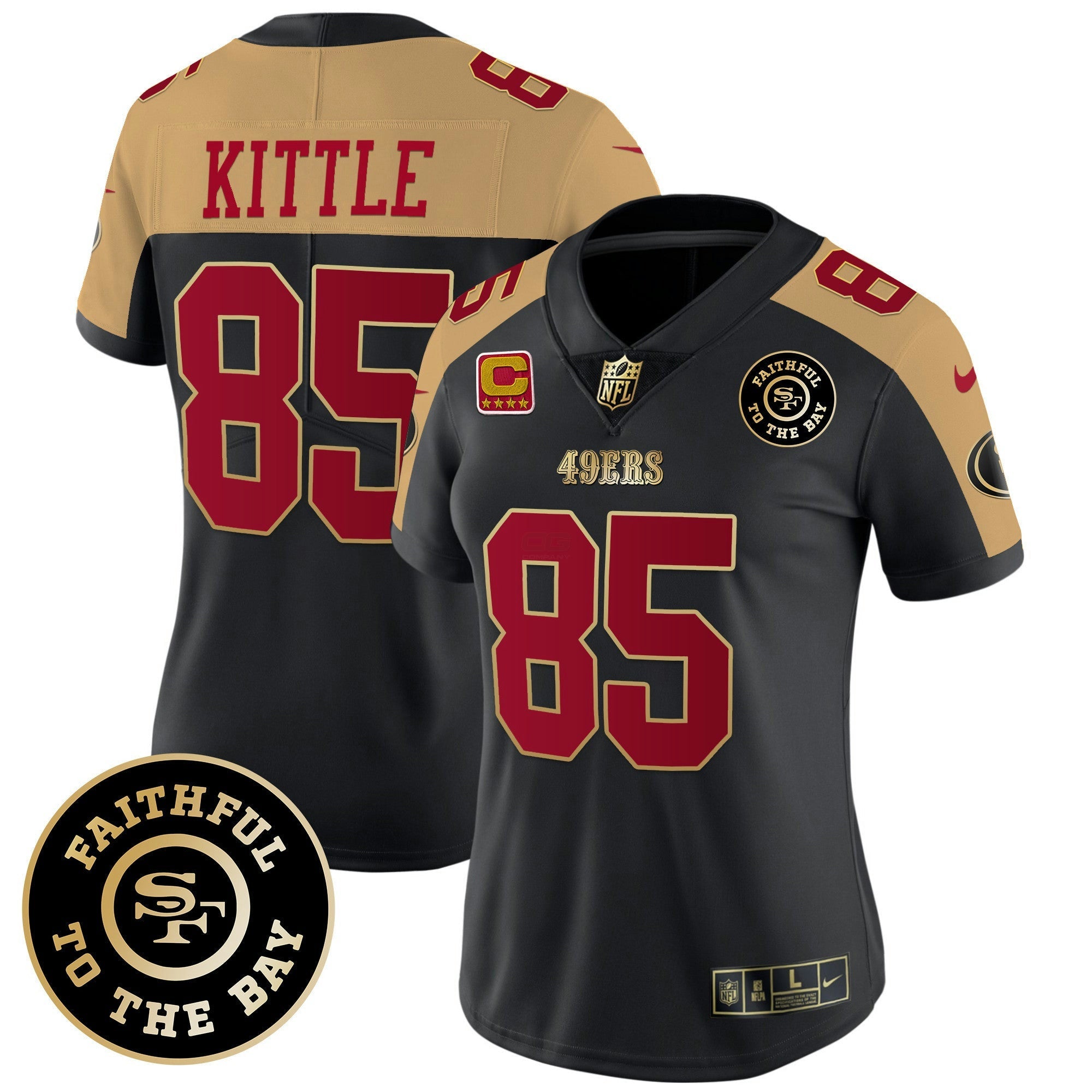 Camisa NFL Women’s Faithful To The Bay Patch Vapor Limited Jersey V7