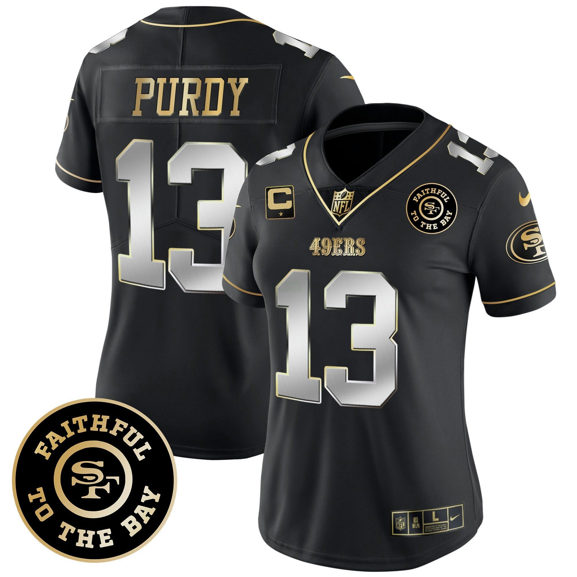 Camisa NFL Women’s Faithful To The Bay Patch Vapor Limited Jersey V7