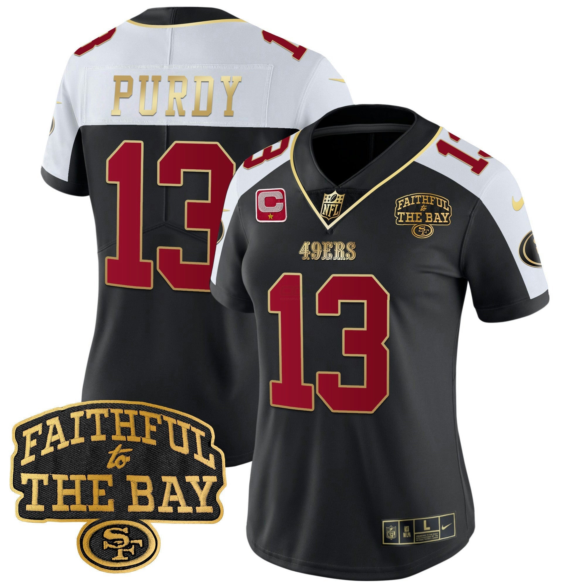 Camisa NFL Women’s Faithful To The Bay Patch Vapor Limited Jersey V8