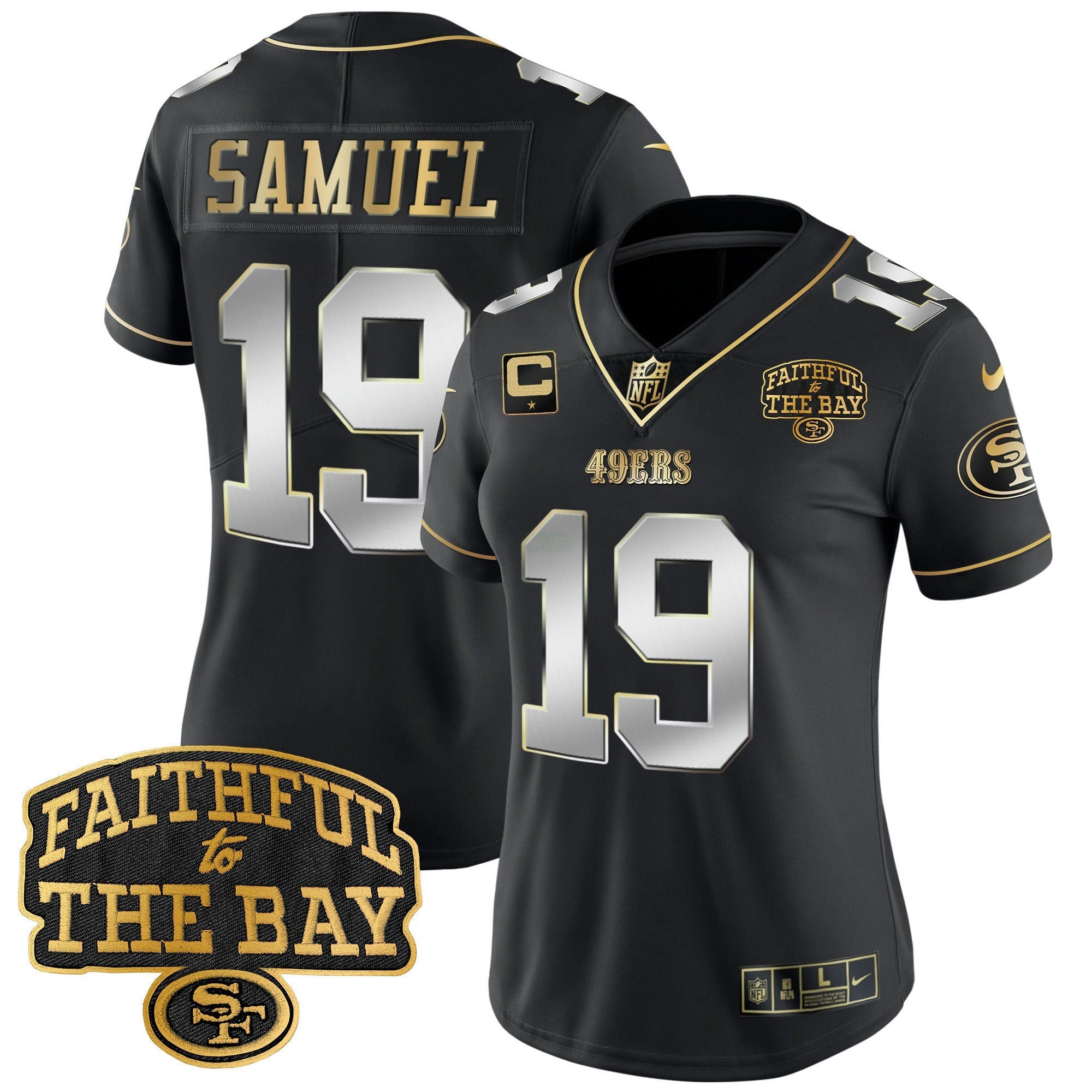 Camisa NFL Women’s Faithful To The Bay Patch Vapor Limited Jersey V8
