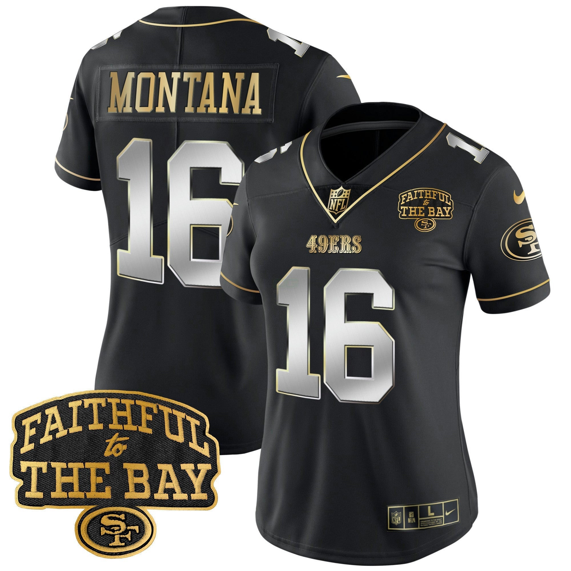 Camisa NFL Women’s Faithful To The Bay Patch Vapor Limited Jersey V8