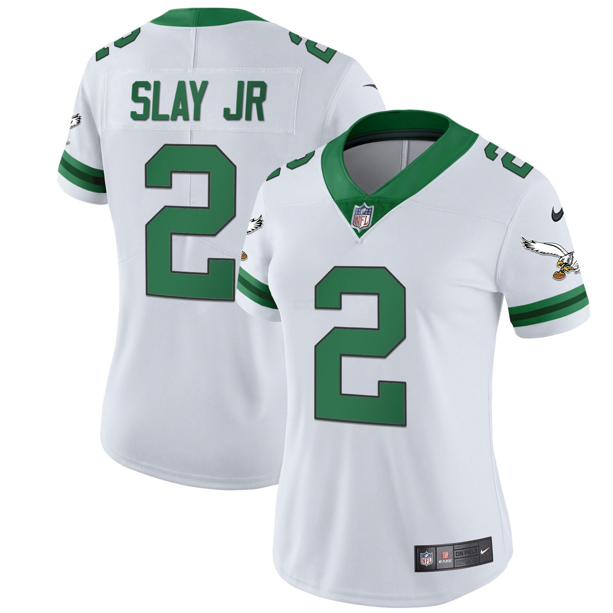 Camisa NFL Women’s Gold & Kelly Vapor Throwback Jersey