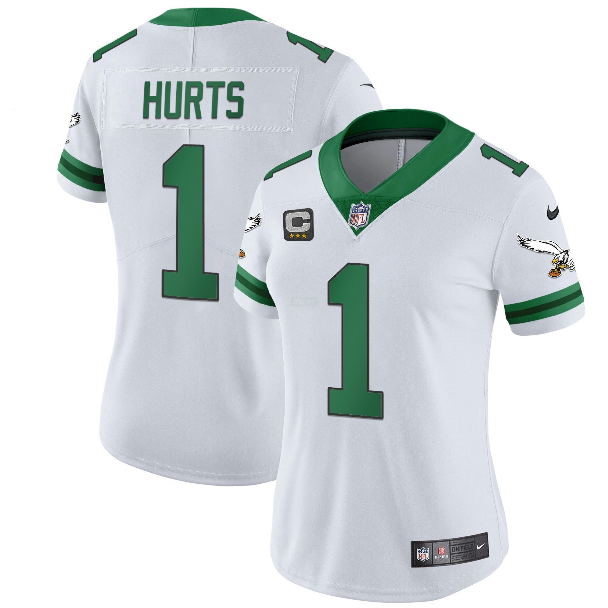 Camisa NFL Women’s Gold & Kelly Vapor Throwback Jersey