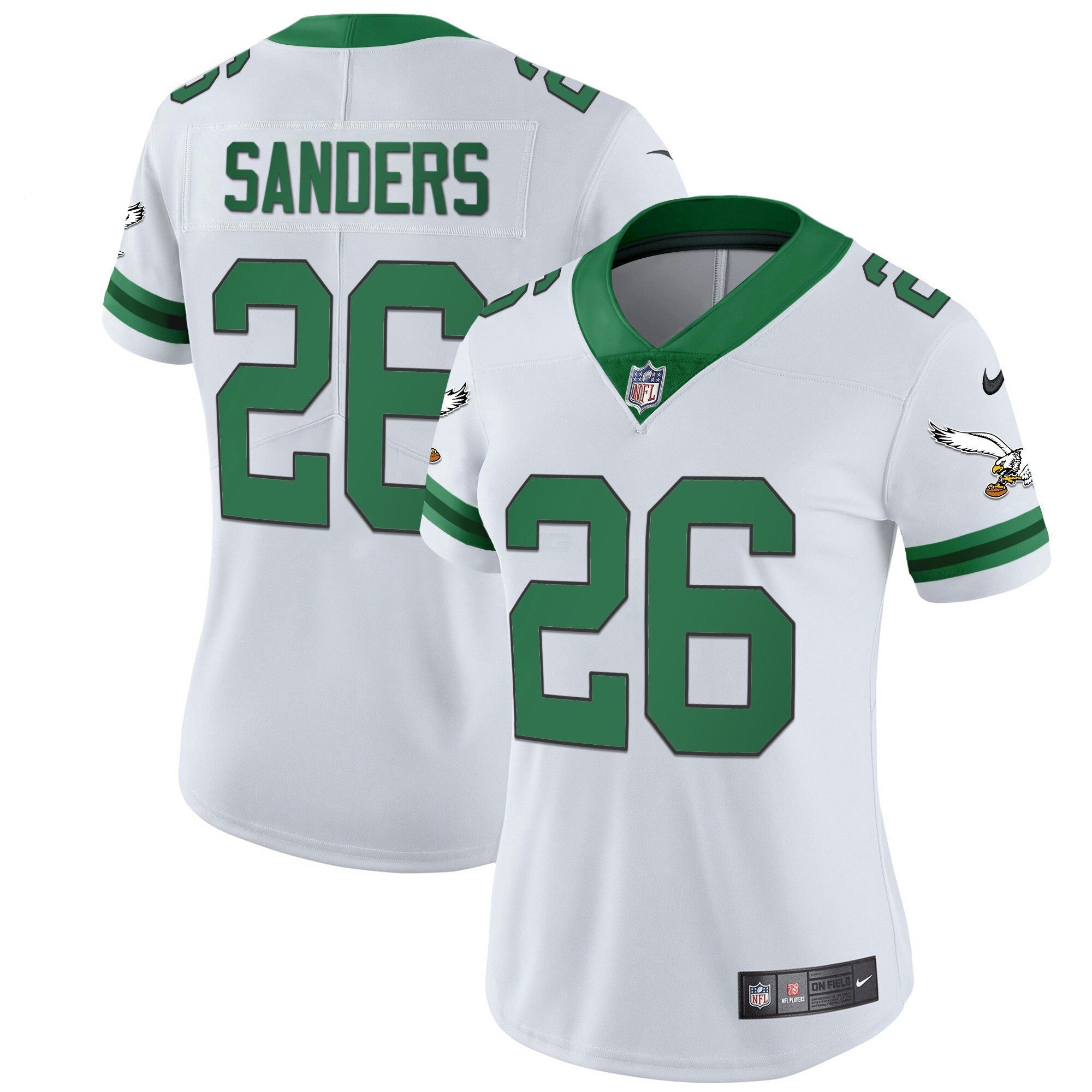 Camisa NFL Women’s Gold & Kelly Vapor Throwback Jersey