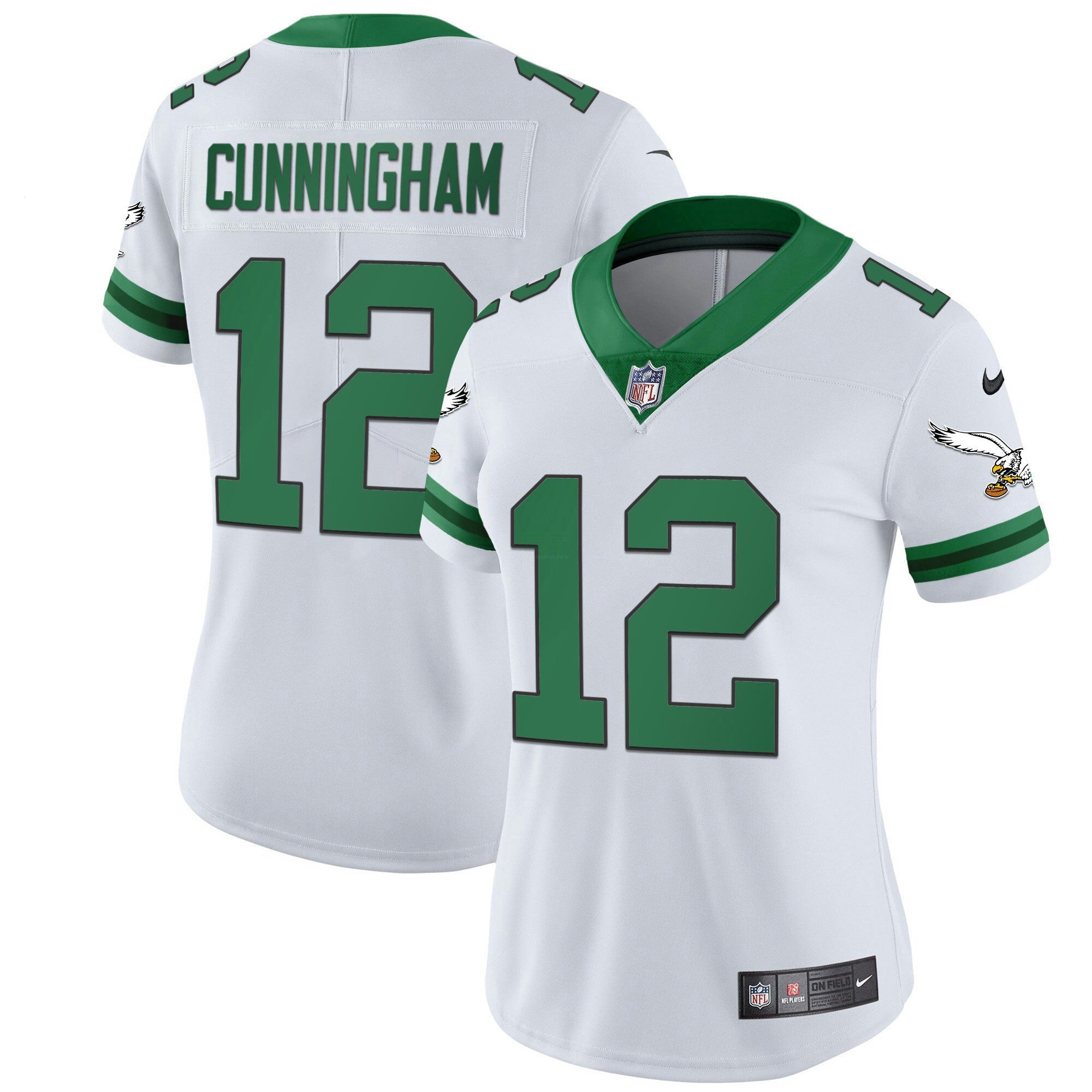 Camisa NFL Women’s Gold & Kelly Vapor Throwback Jersey