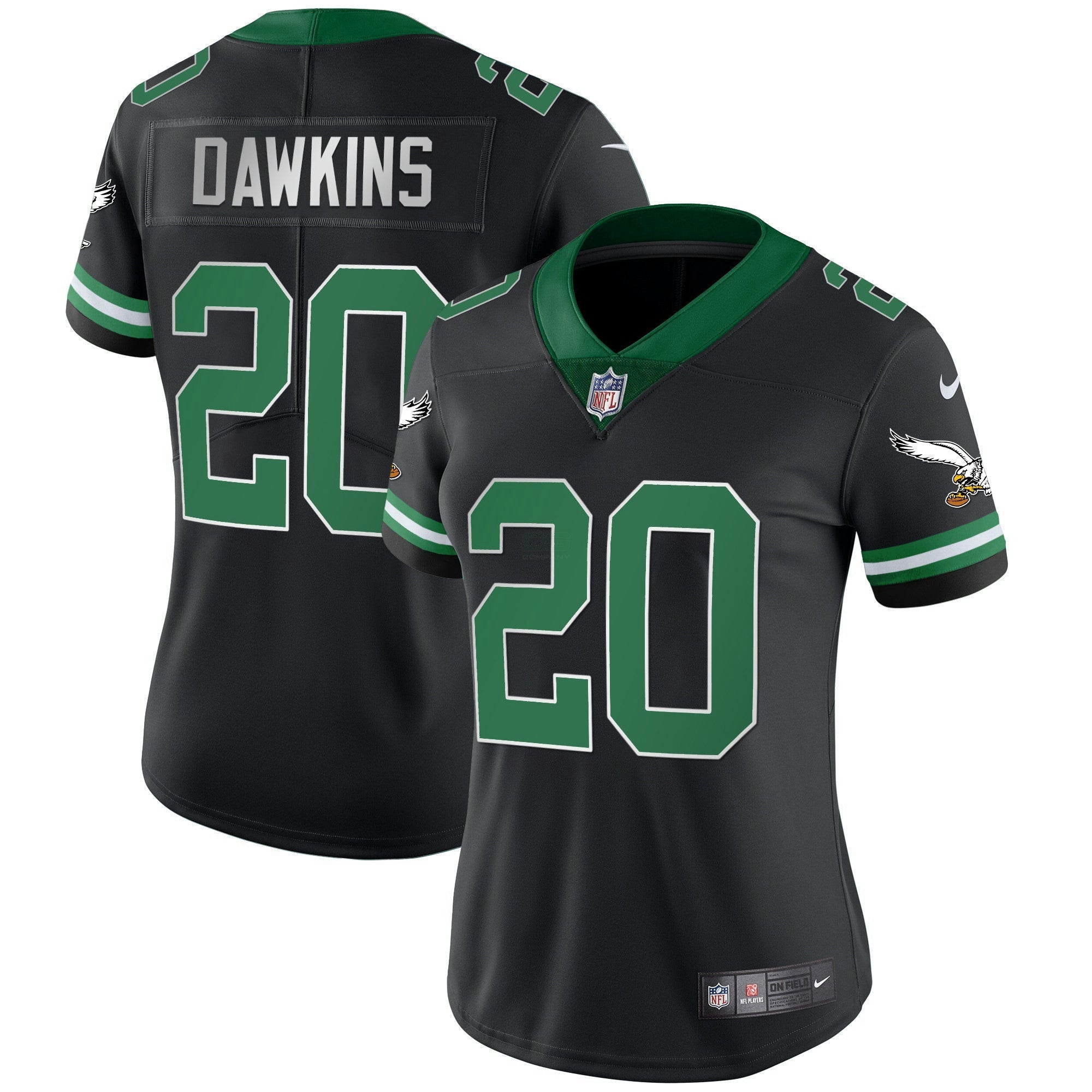 Camisa NFL Women’s Gold & Kelly Vapor Throwback Jersey
