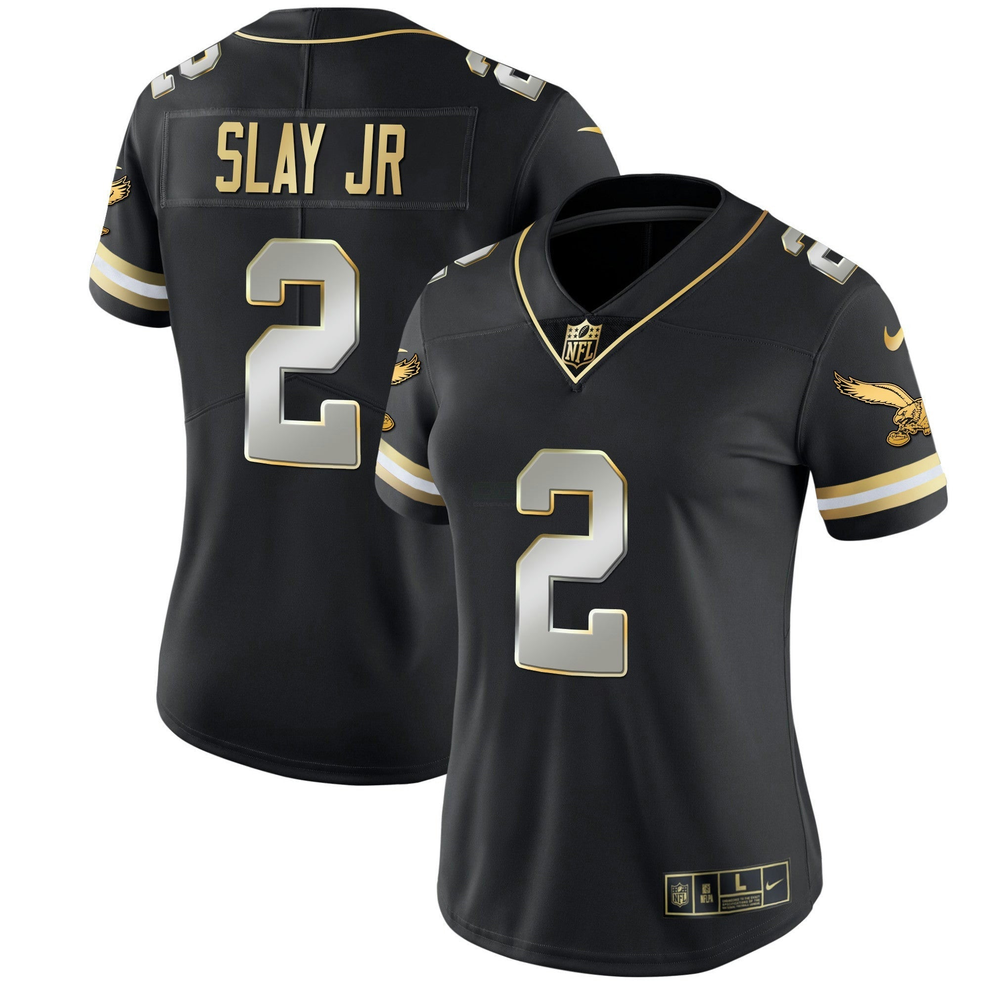 Camisa NFL Women’s Gold & Kelly Vapor Throwback Jersey