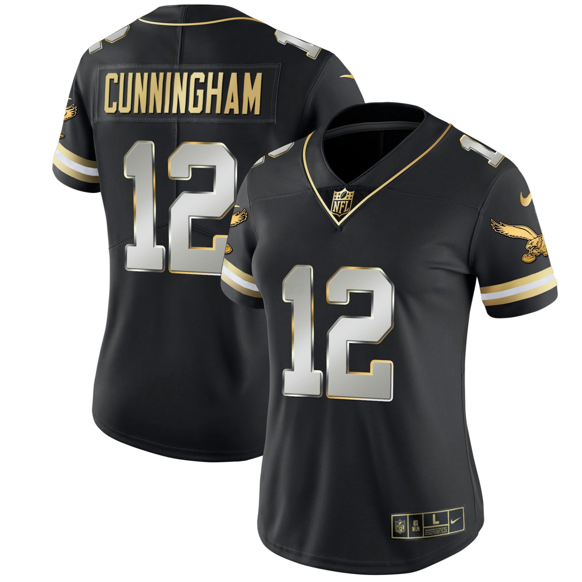 Camisa NFL Women’s Gold & Kelly Vapor Throwback Jersey