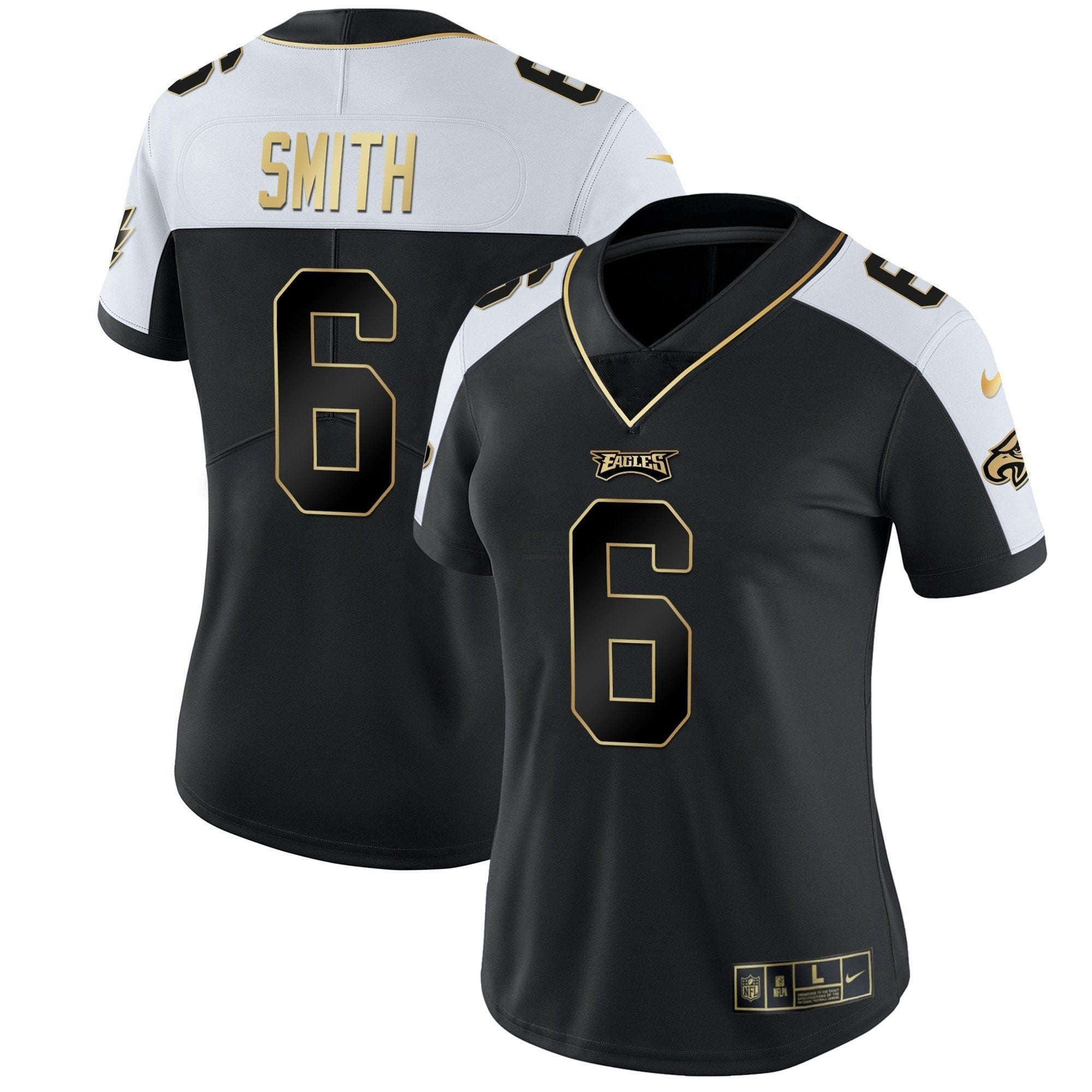 Camisa NFL Women’s Gold & Split Vapor