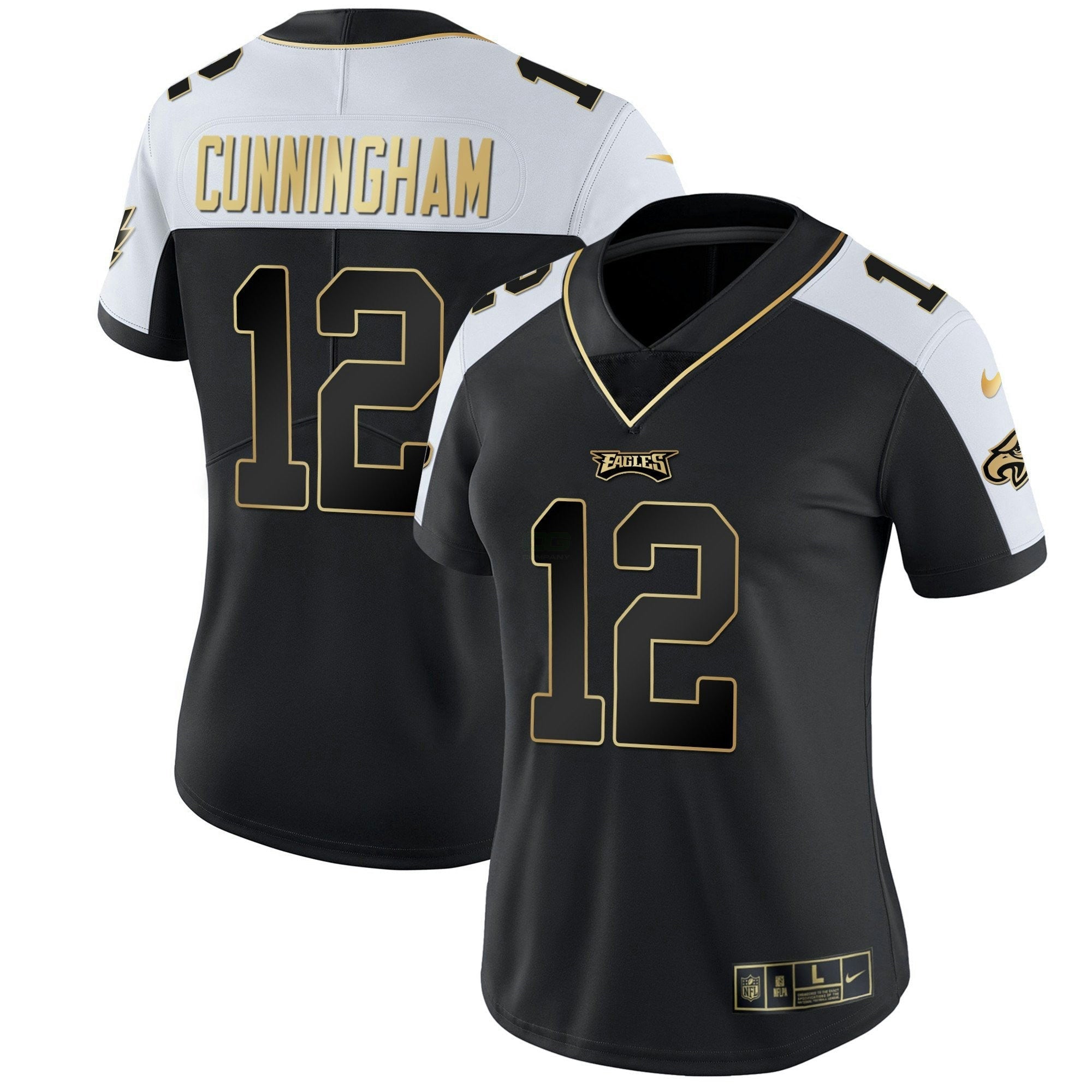 Camisa NFL Women’s Gold & Split Vapor